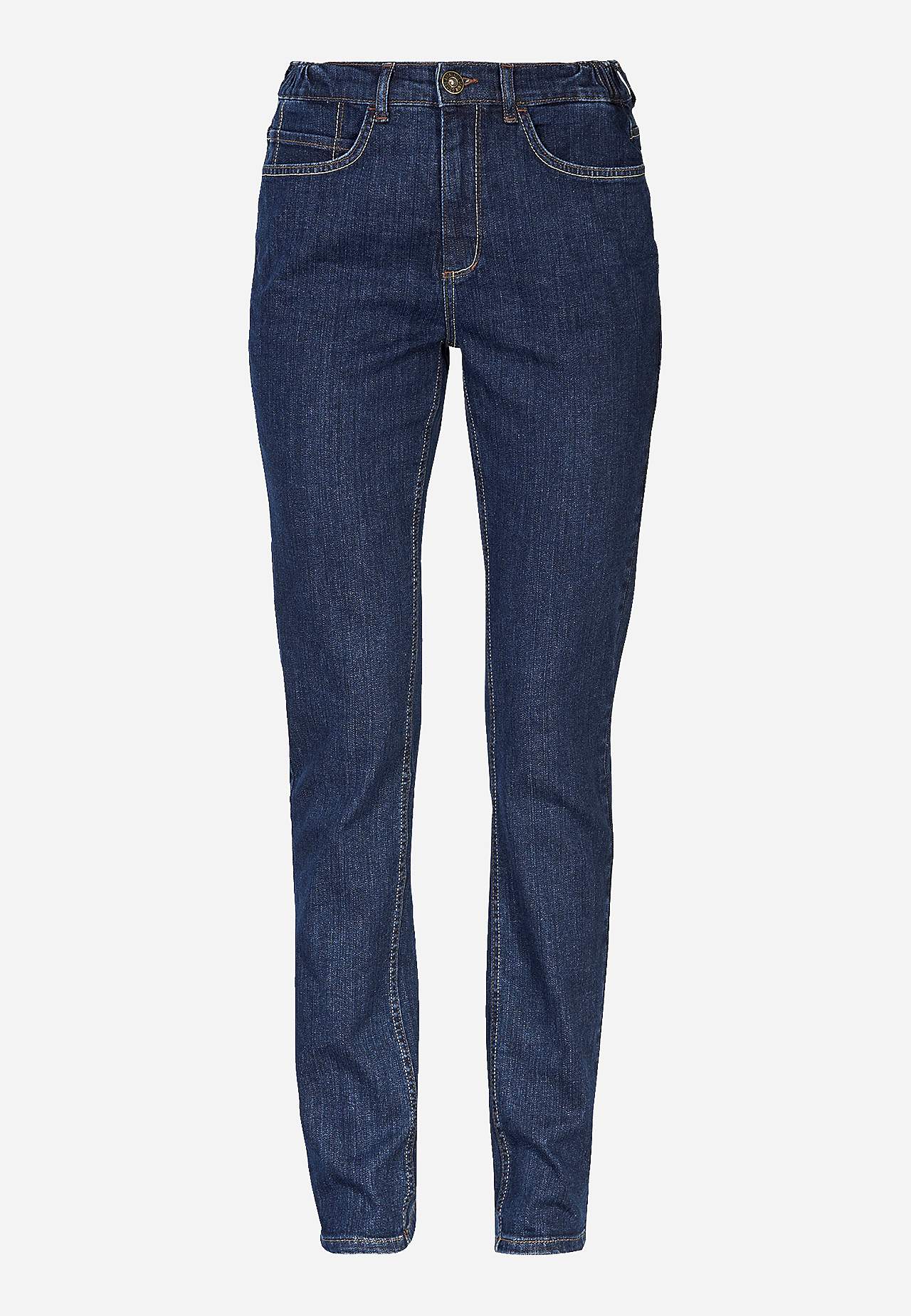 Jeans mit Gummiband an den Seiten