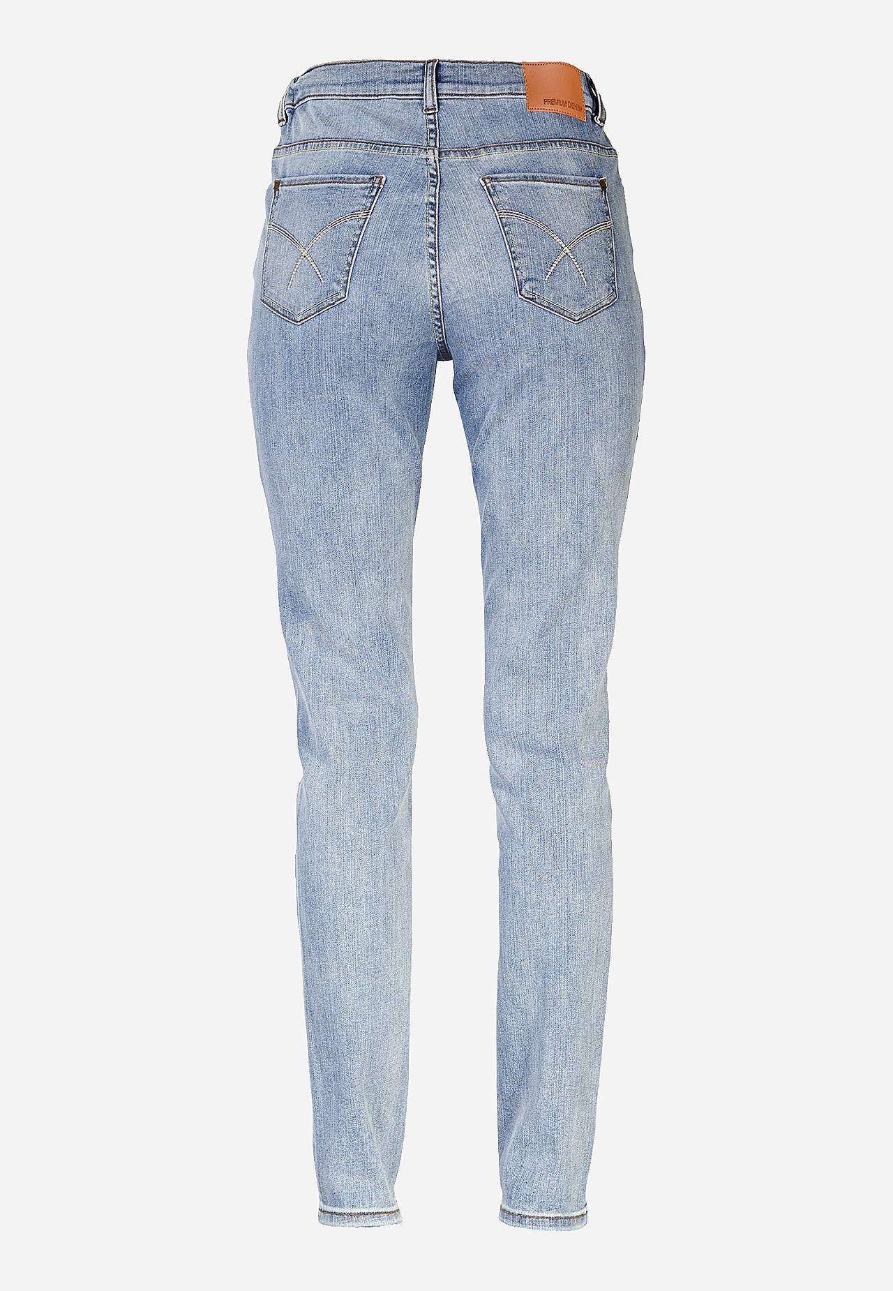 Jeans mit Gummiband an den Seiten