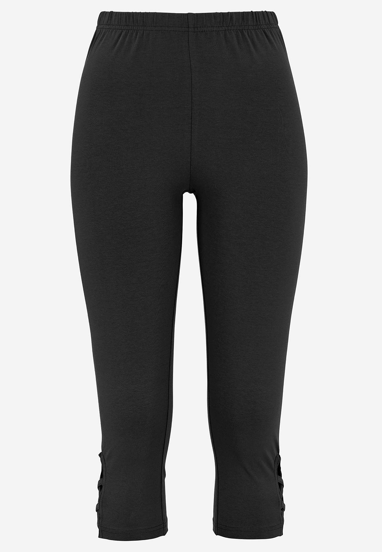 Capri-Leggings mit netten Details 2er-Pack