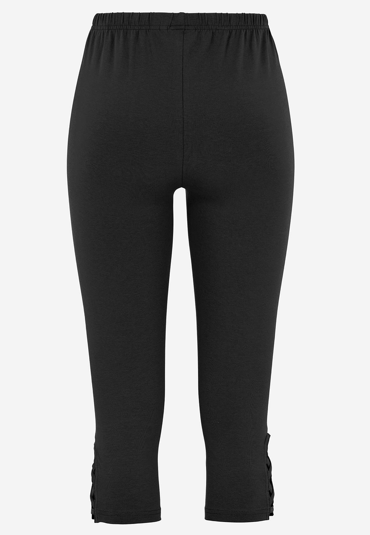 Capri-Leggings mit netten Details 2er-Pack