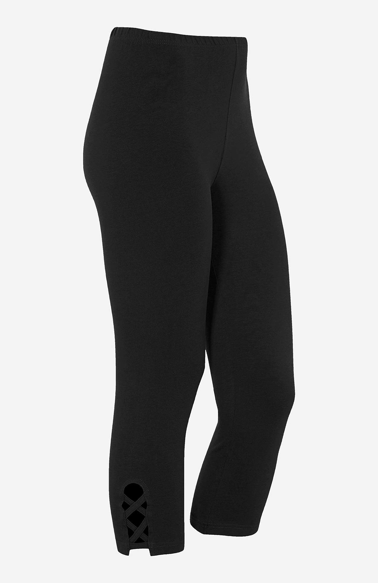 Capri-Leggings mit netten Details 2er-Pack