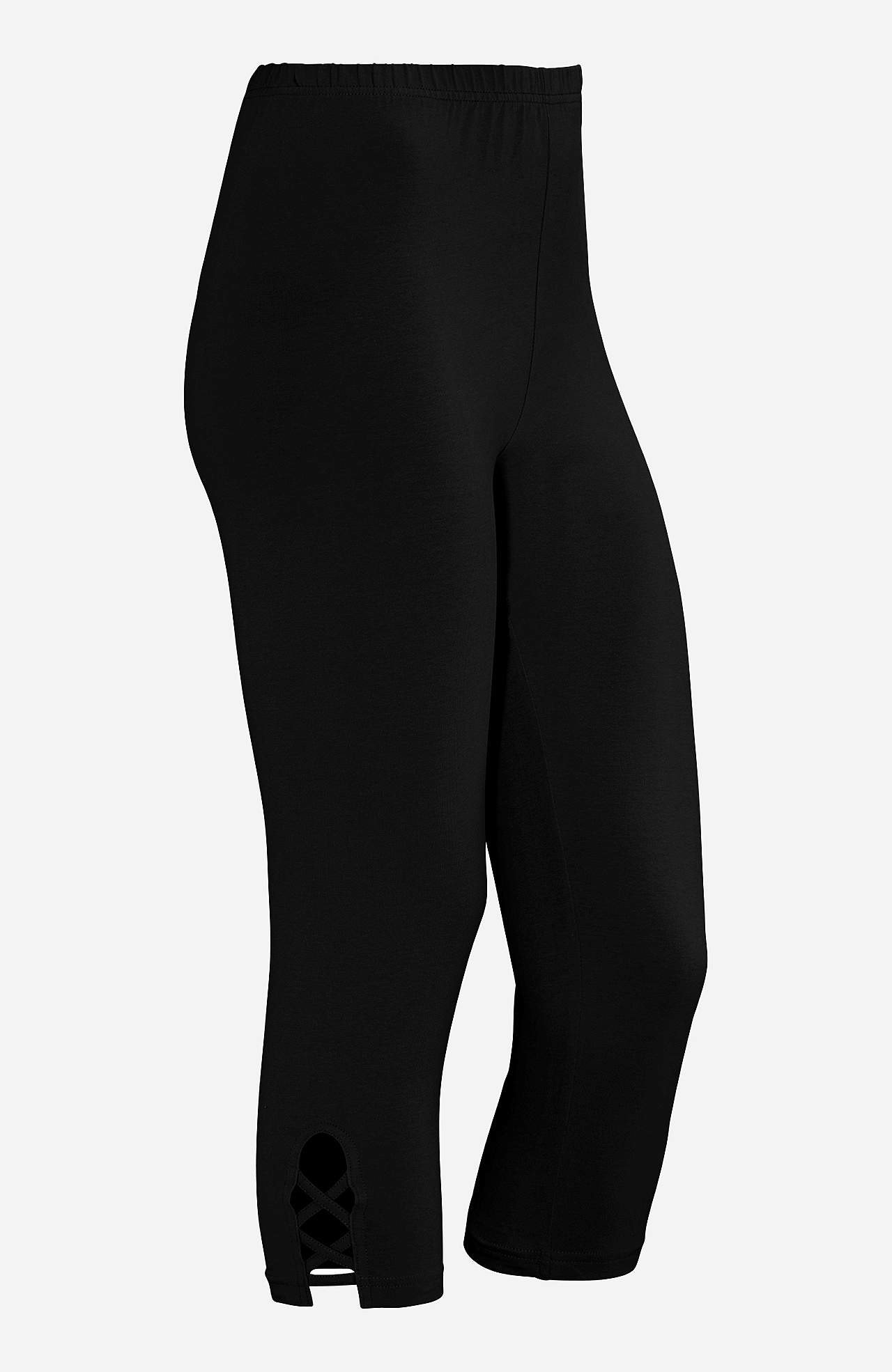 Capri-Leggings mit netten Details 2er-Pack