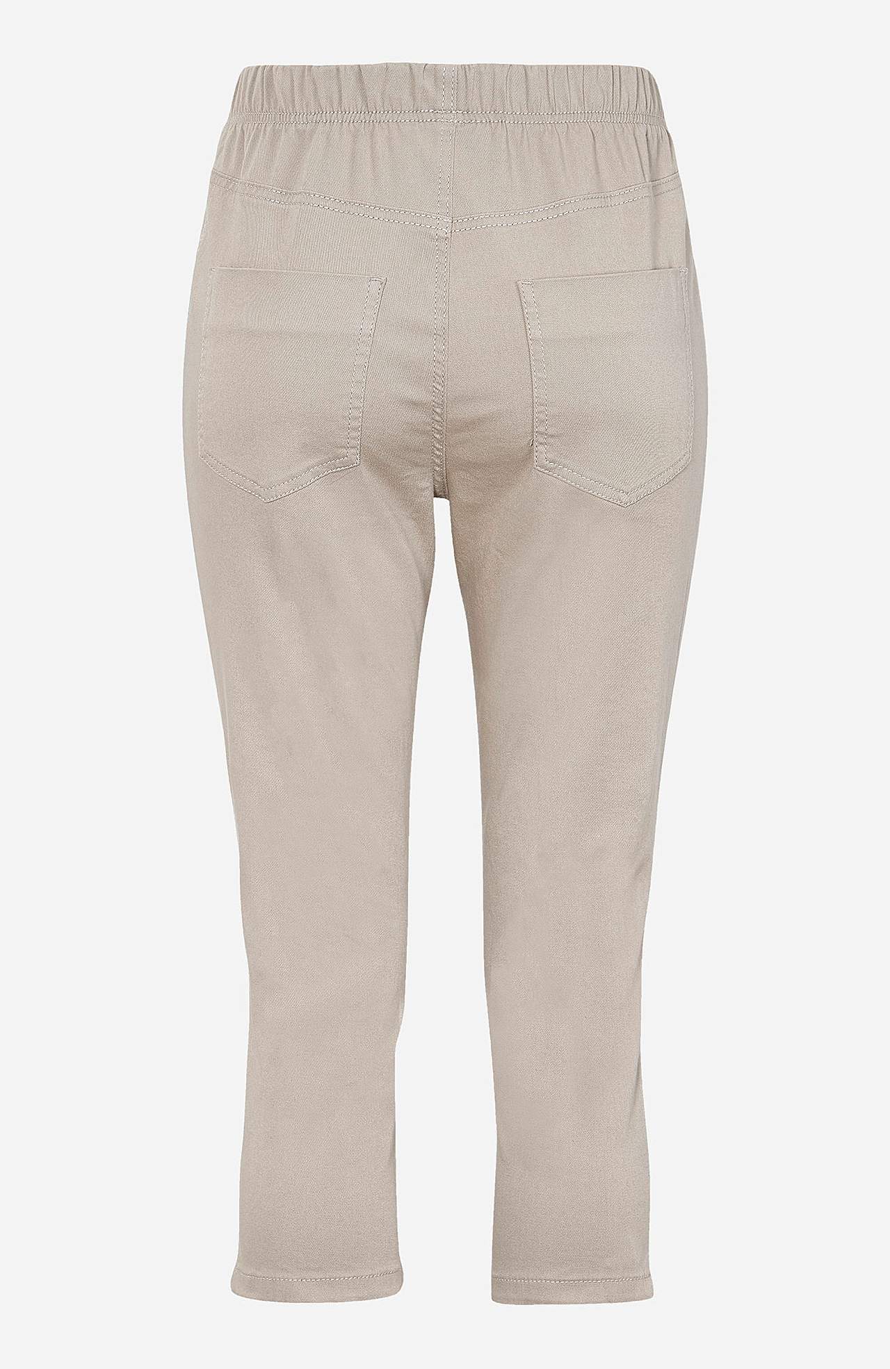 Bequeme Caprihose aus Baumwoll-Köper