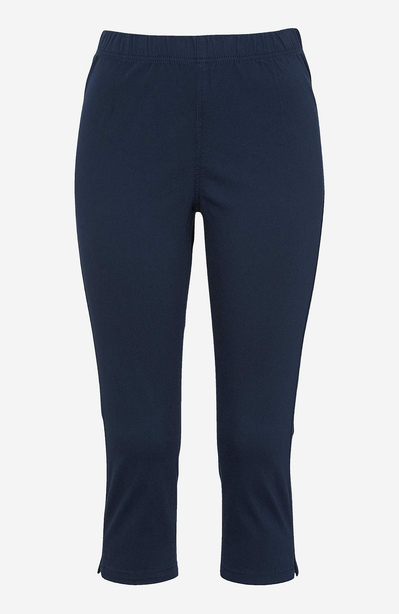 Bequeme Caprihose aus Baumwoll-Köper