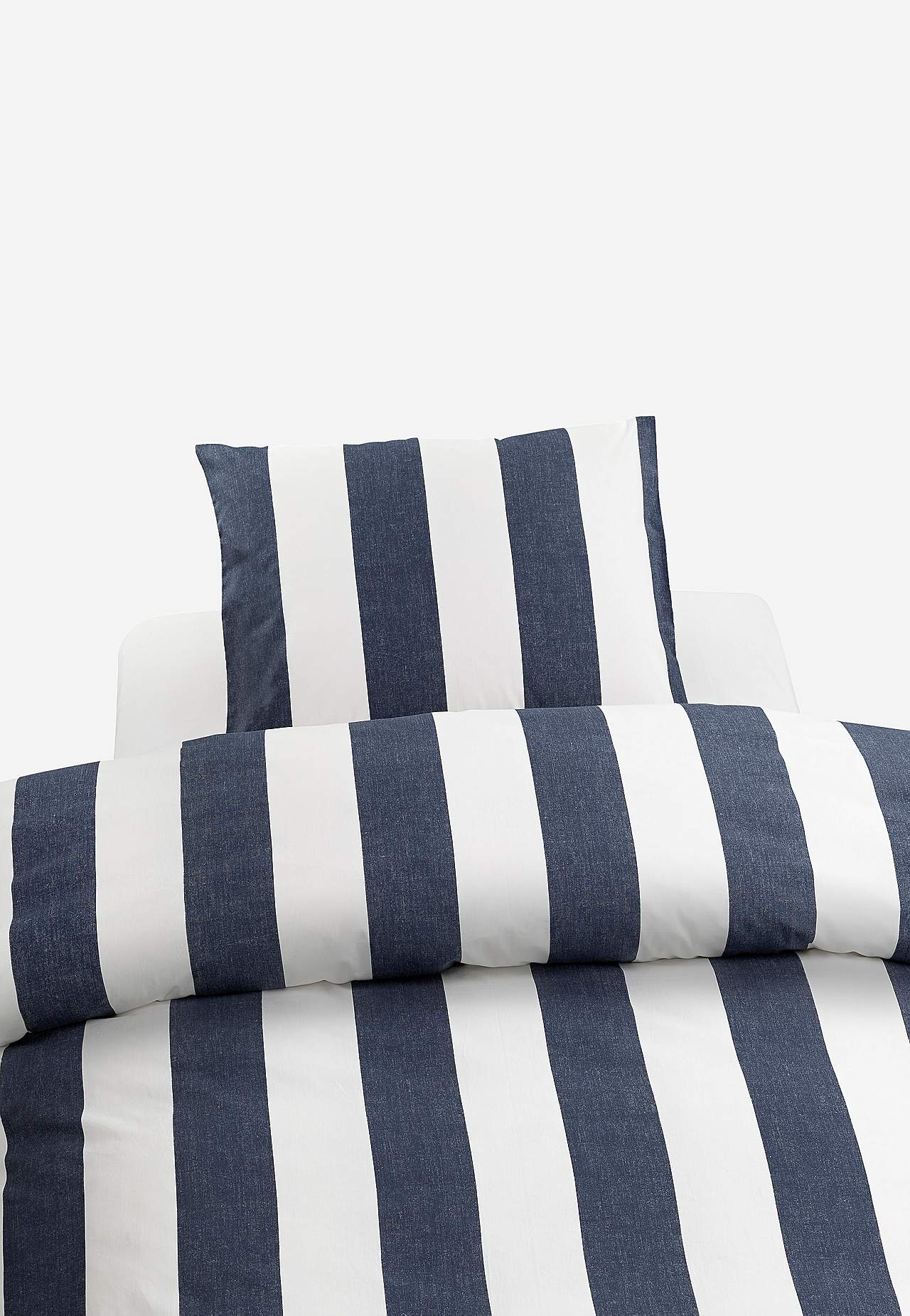 Gestreiftes Bettbezug-Set Block stripe