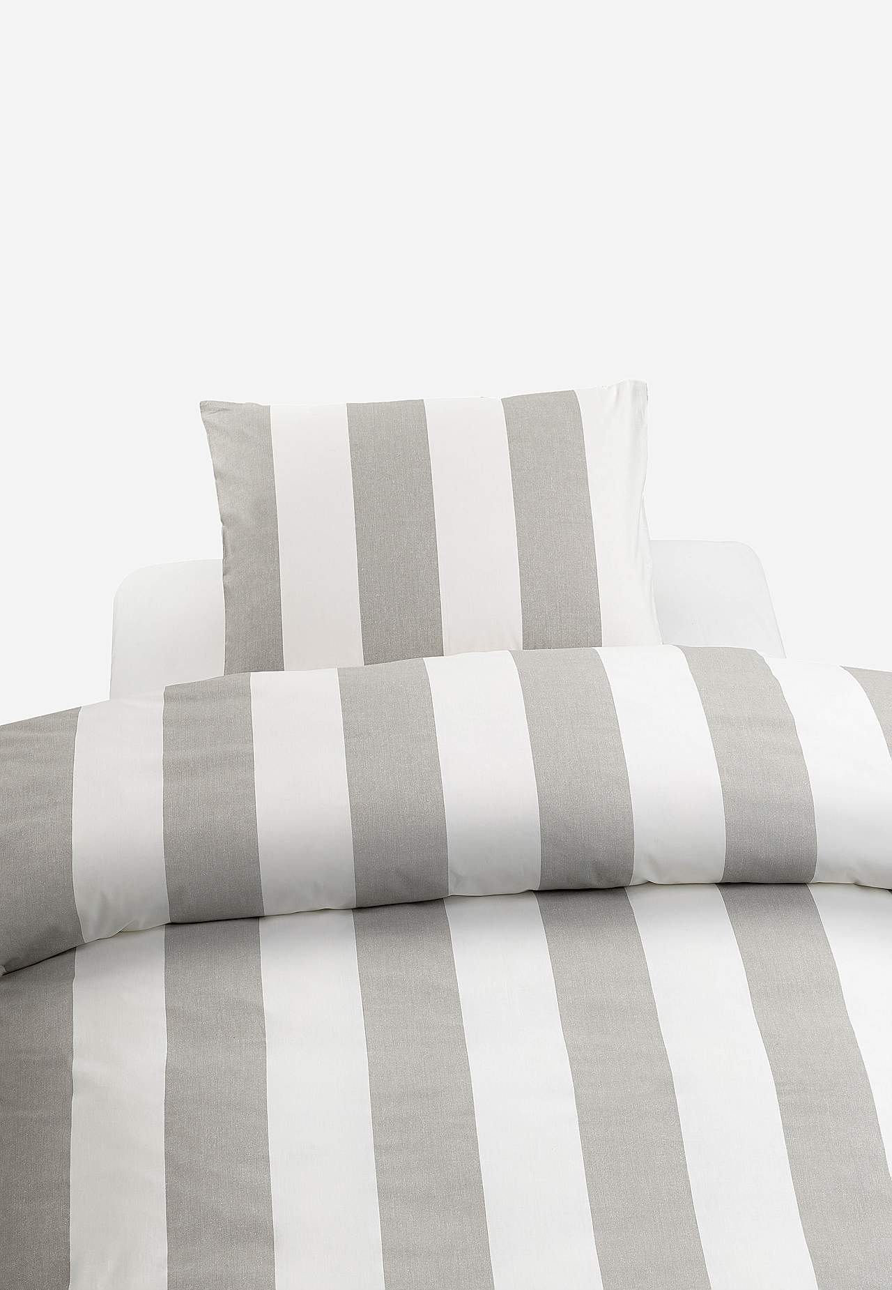 Gestreiftes Bettbezug-Set Block stripe