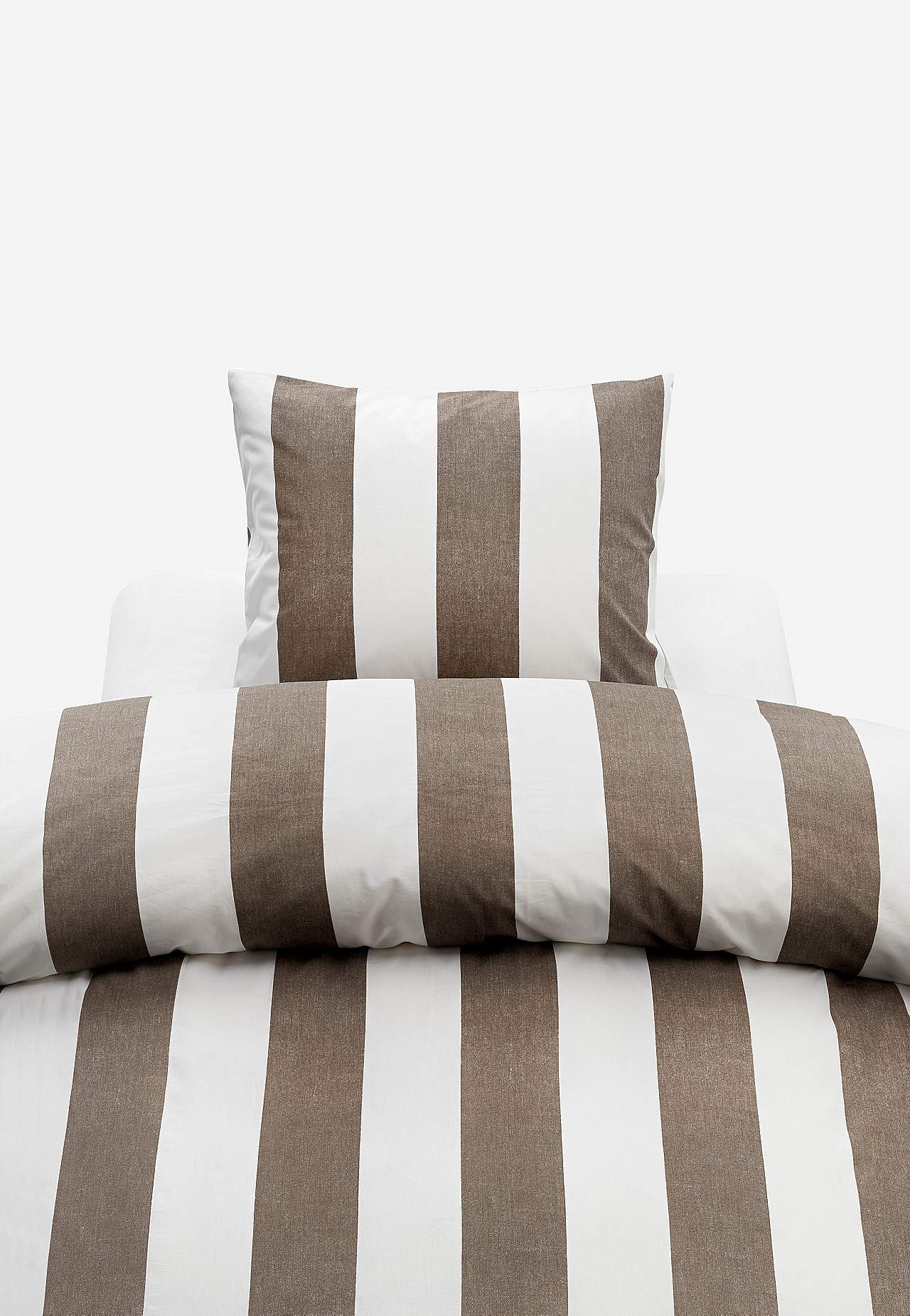 Gestreiftes Bettbezug-Set Block stripe