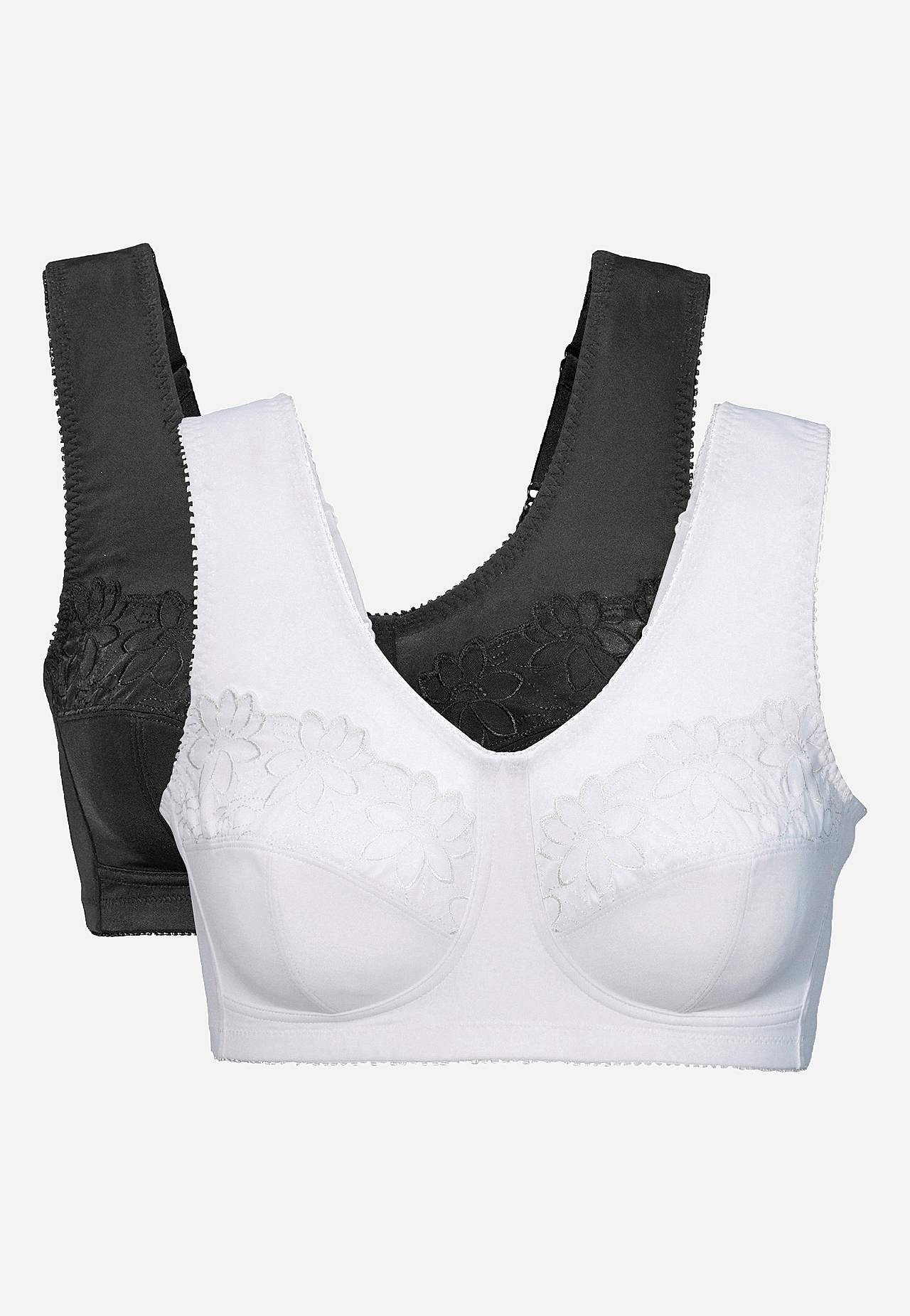 Soft-BH mit Stickerei Lily 2er-Pack