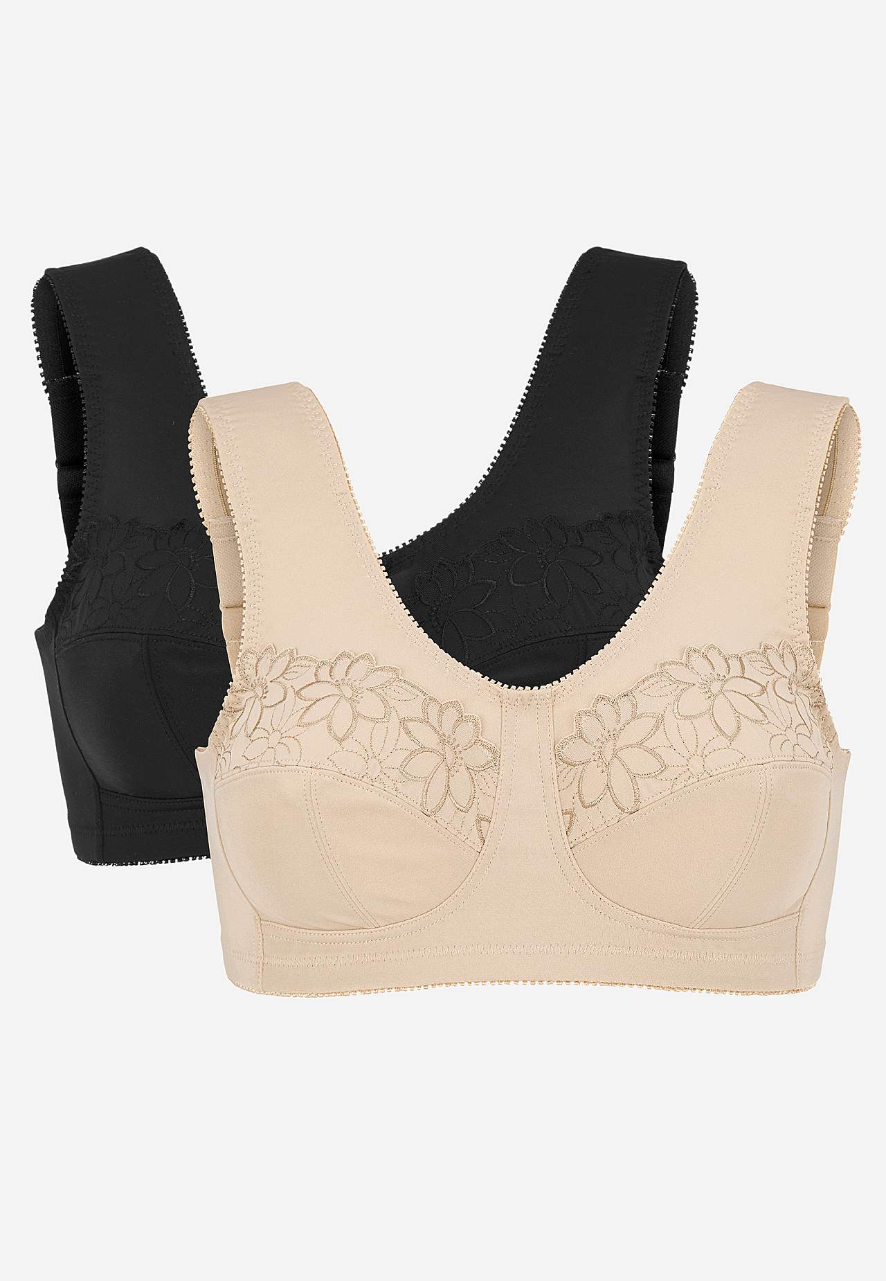 Soft-BH mit Stickerei Lily 2er-Pack