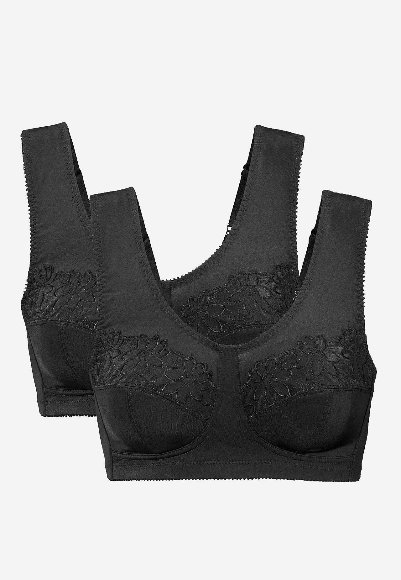 Soft-BH mit Stickerei Lily 2er-Pack