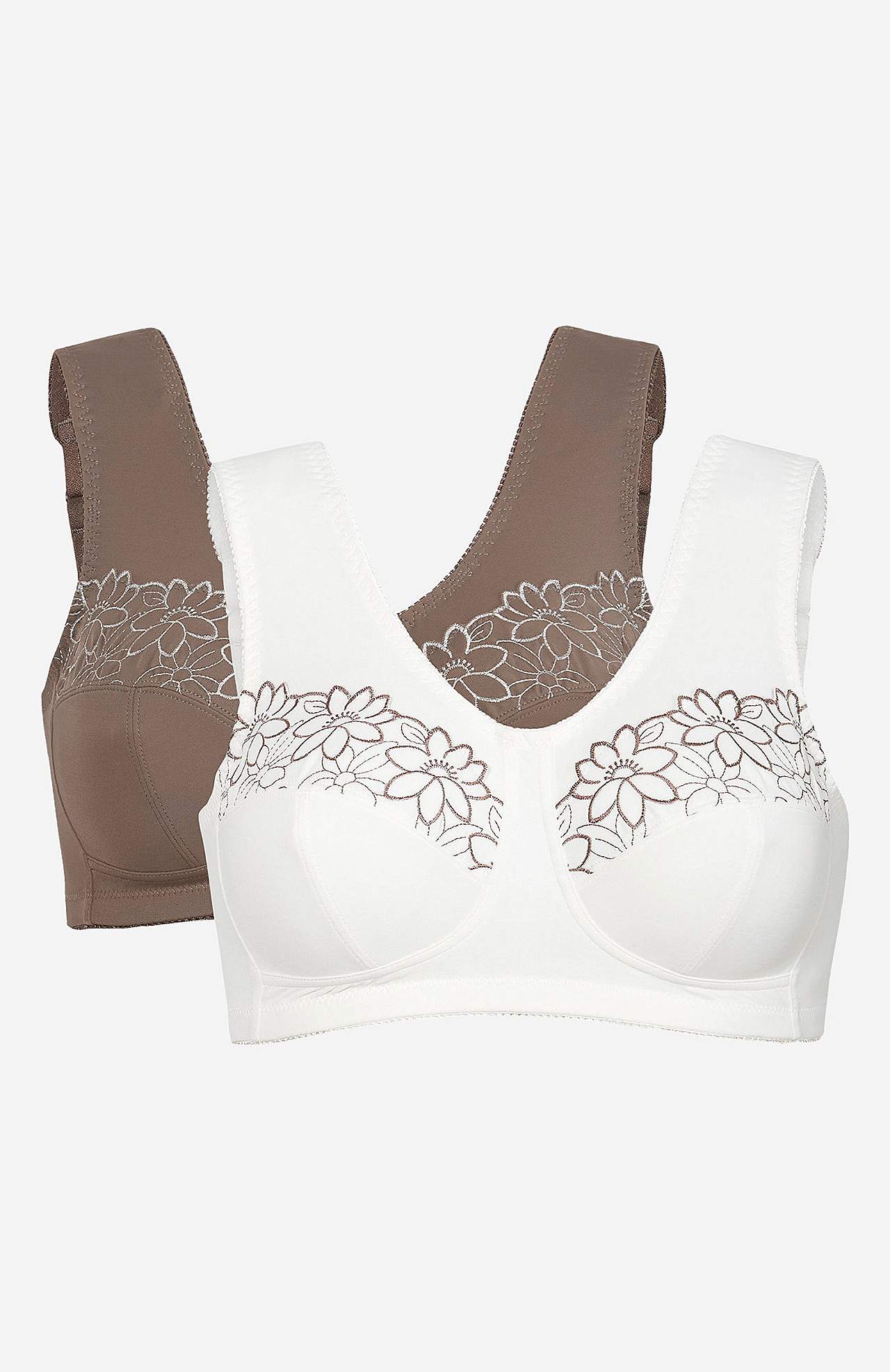 Soft-BH mit Stickerei Lily 2er-Pack