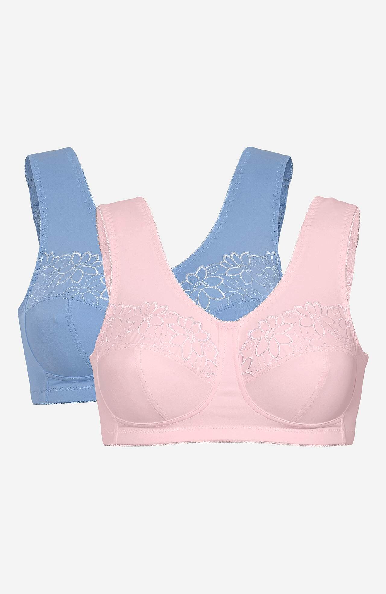 Soft-BH mit Stickerei Lily 2er-Pack