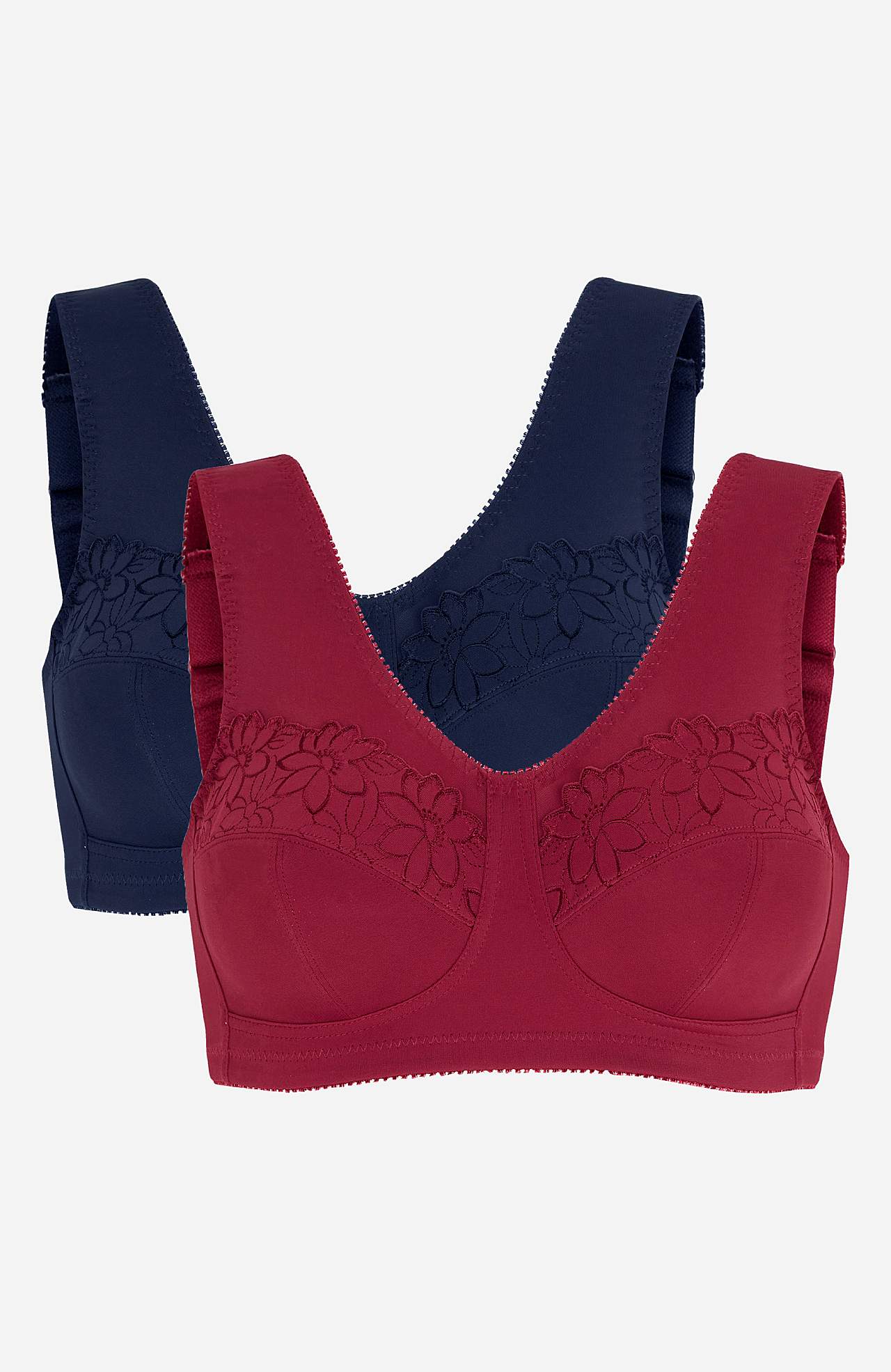 Soft-BH mit Stickerei Lily 2er-Pack