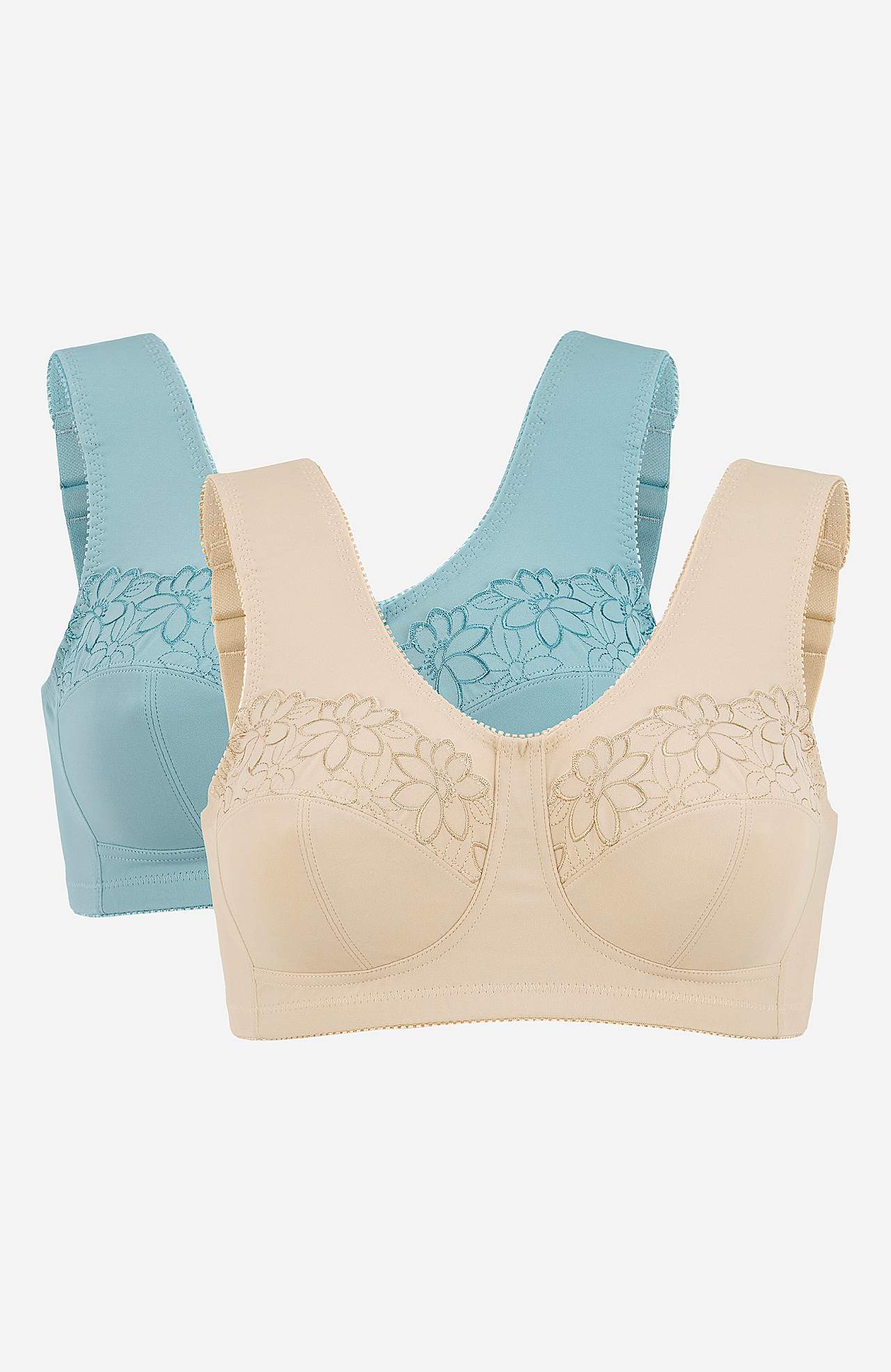 Soft-BH mit Stickerei Lily 2er-Pack