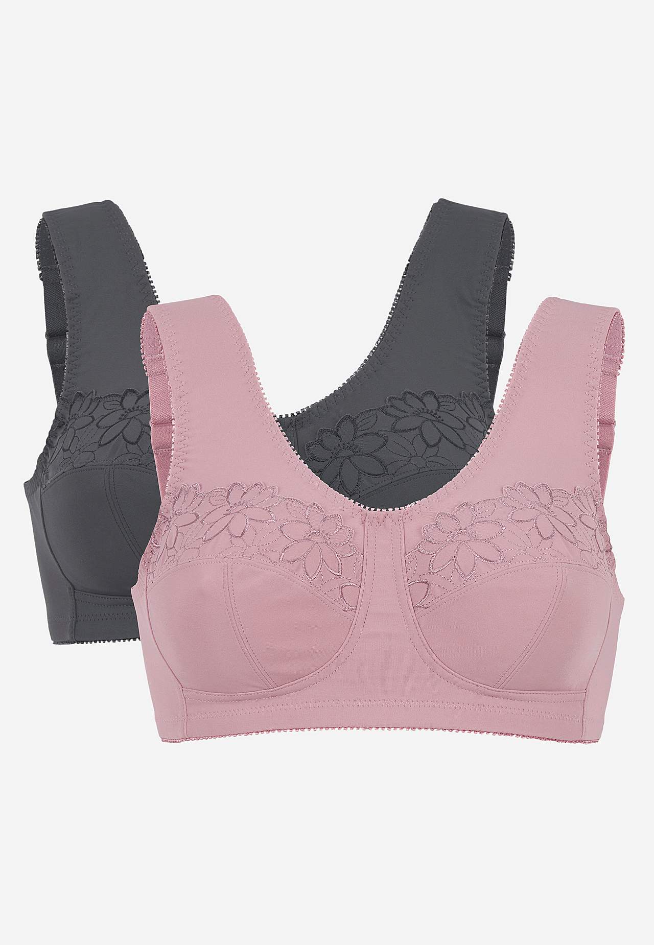 Soft-BH mit Stickerei Lily 2er-Pack