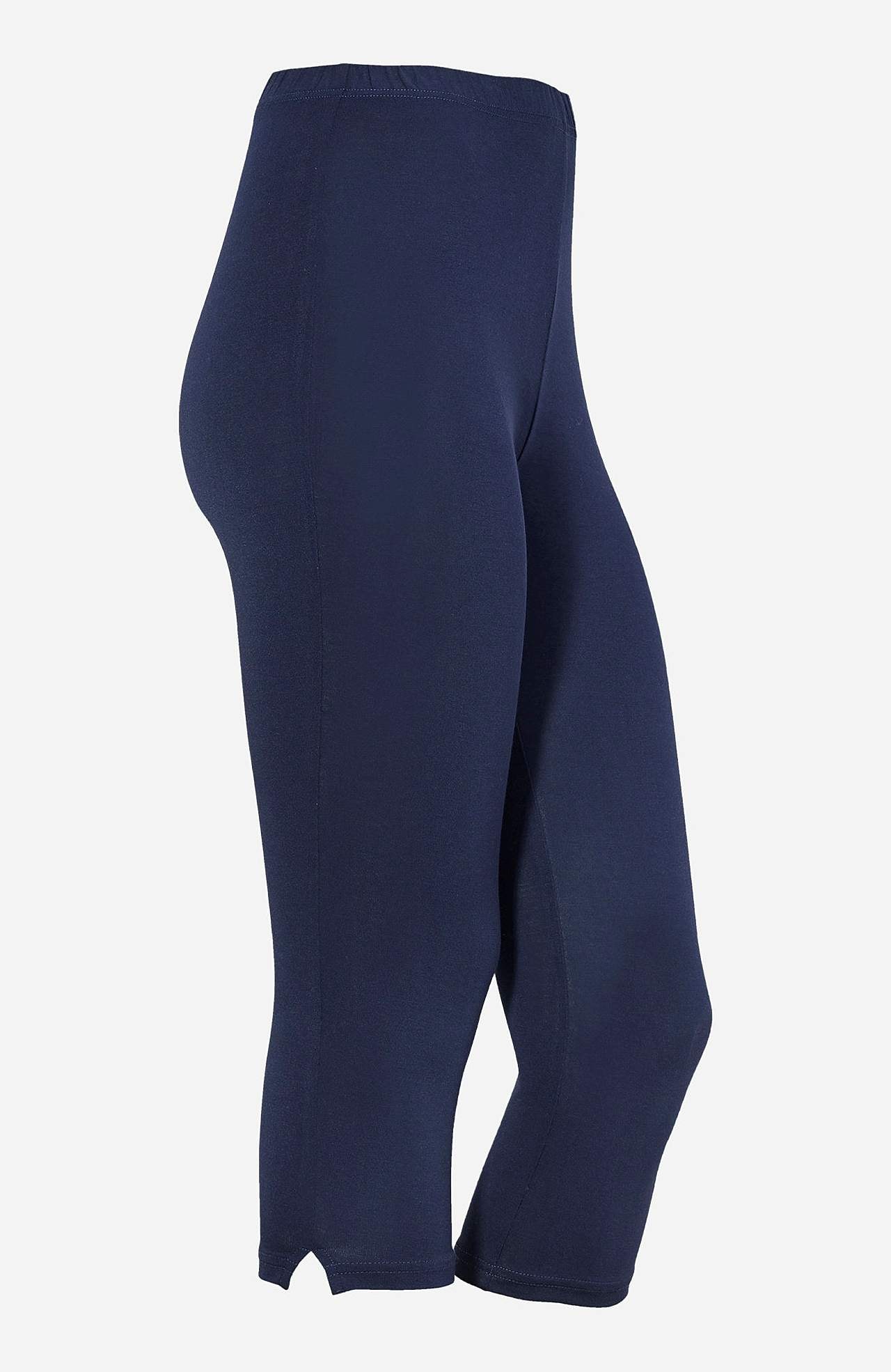 Capri-Leggings mit Seiten-Schlitzen
