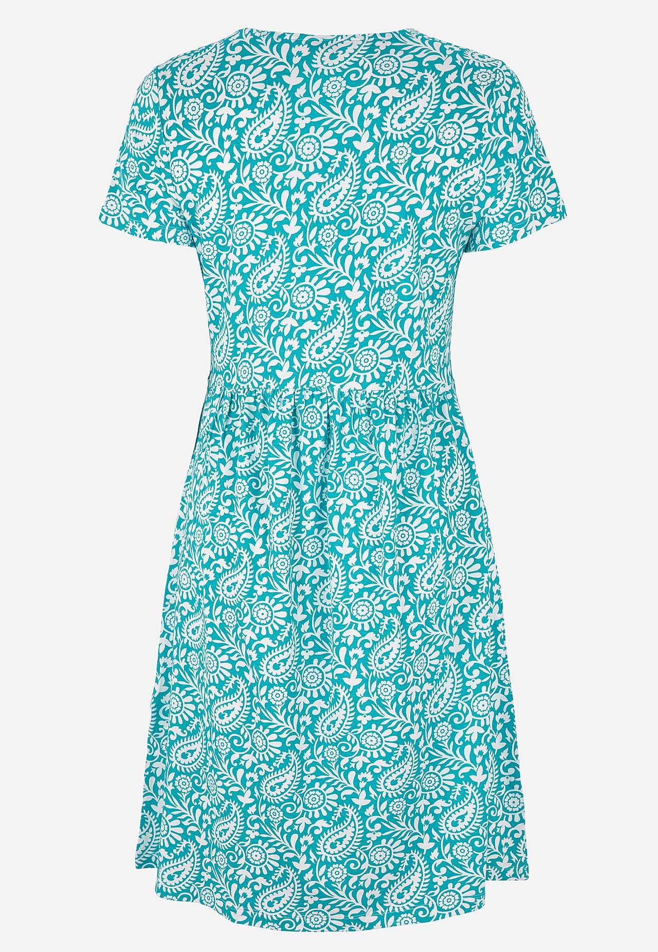 Kurzärmliges Jerseykleid mit Taschen Agatha