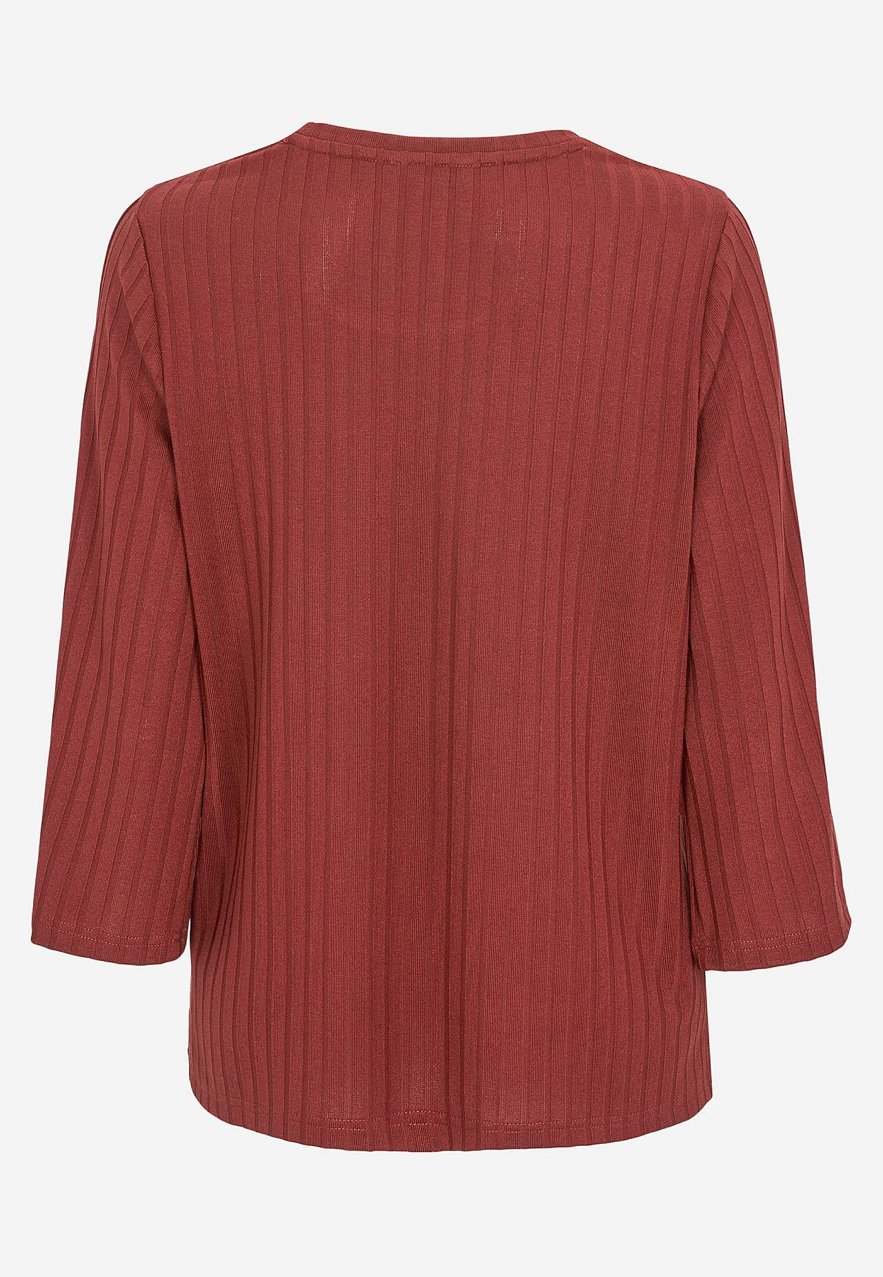 Jersey-Top mit Knöpfen