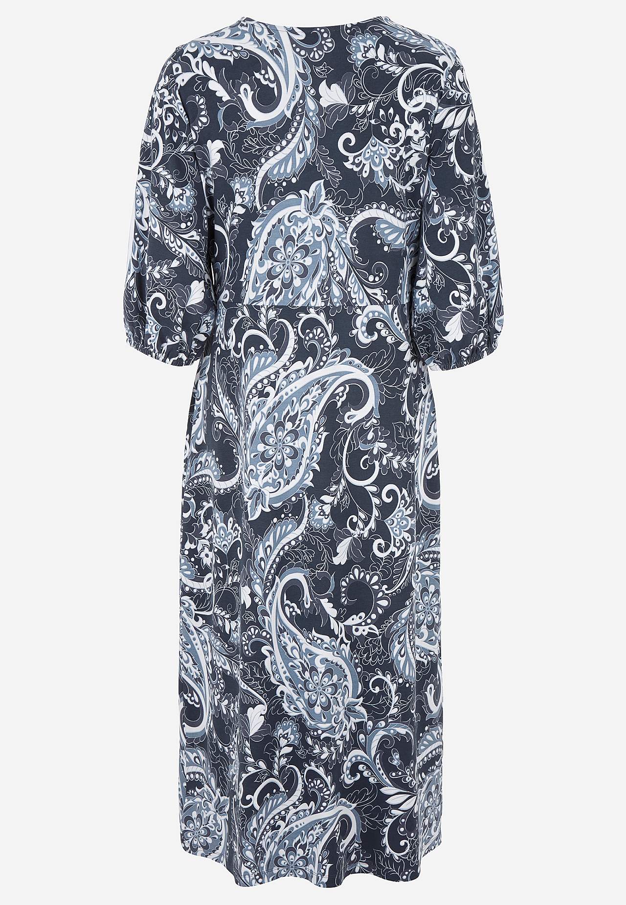 Jerseykleid mit überlappendem Detail