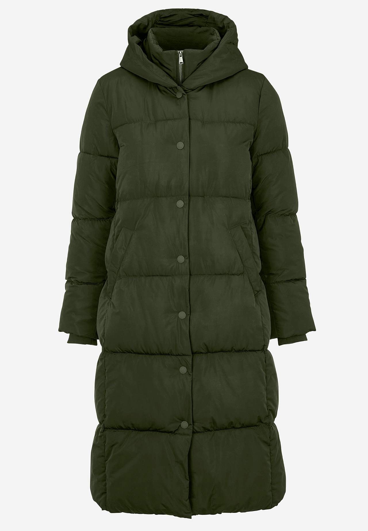Lange Winterjacke