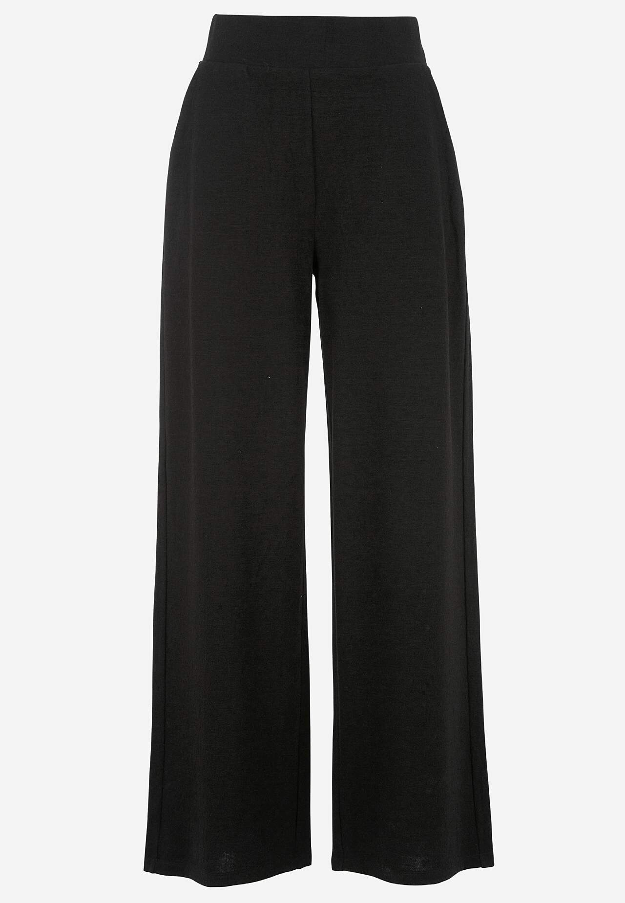 Breite Jerseyhose mit Taschen