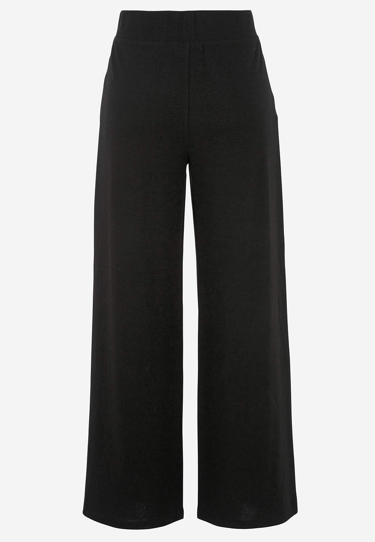 Breite Jerseyhose mit Taschen