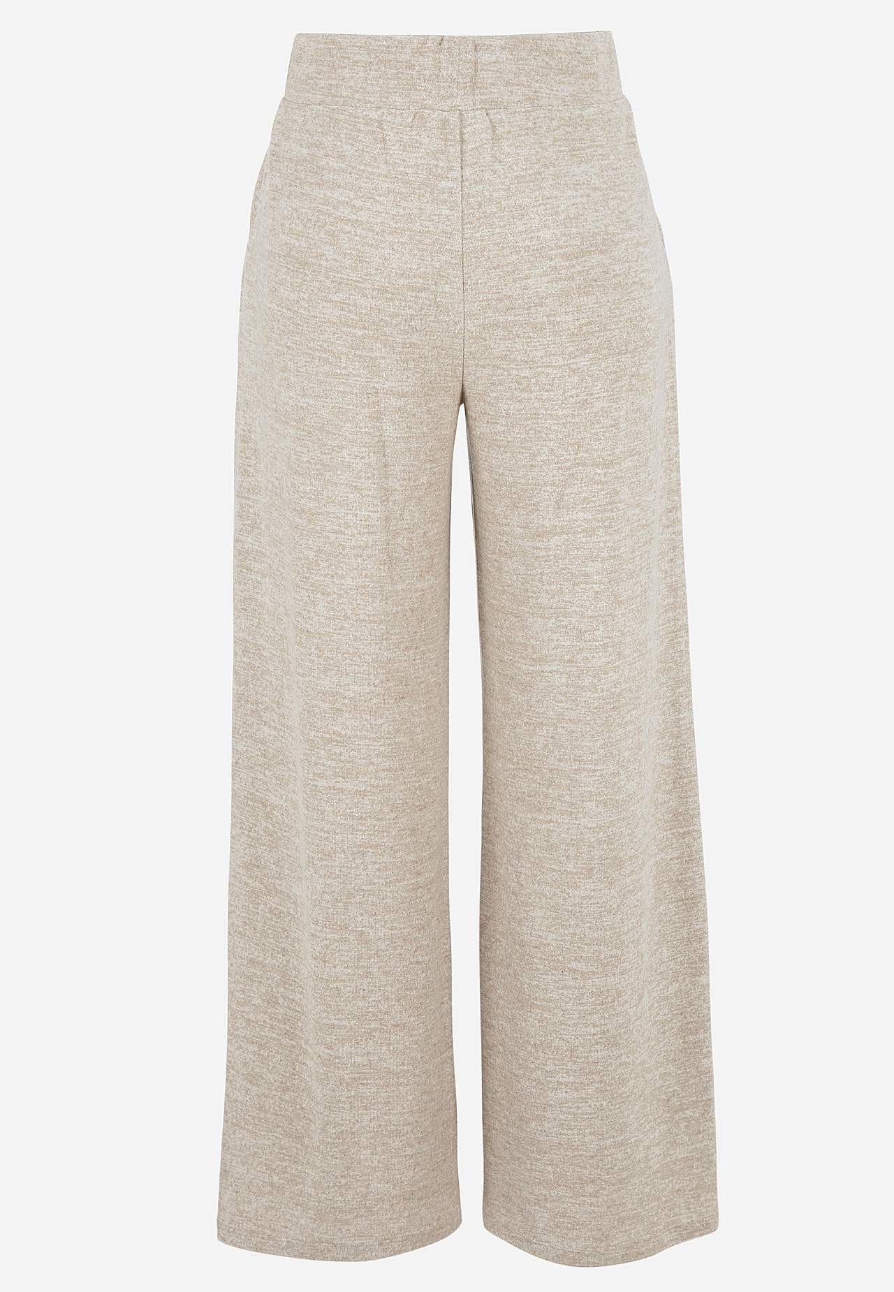 Breite Jerseyhose mit Taschen