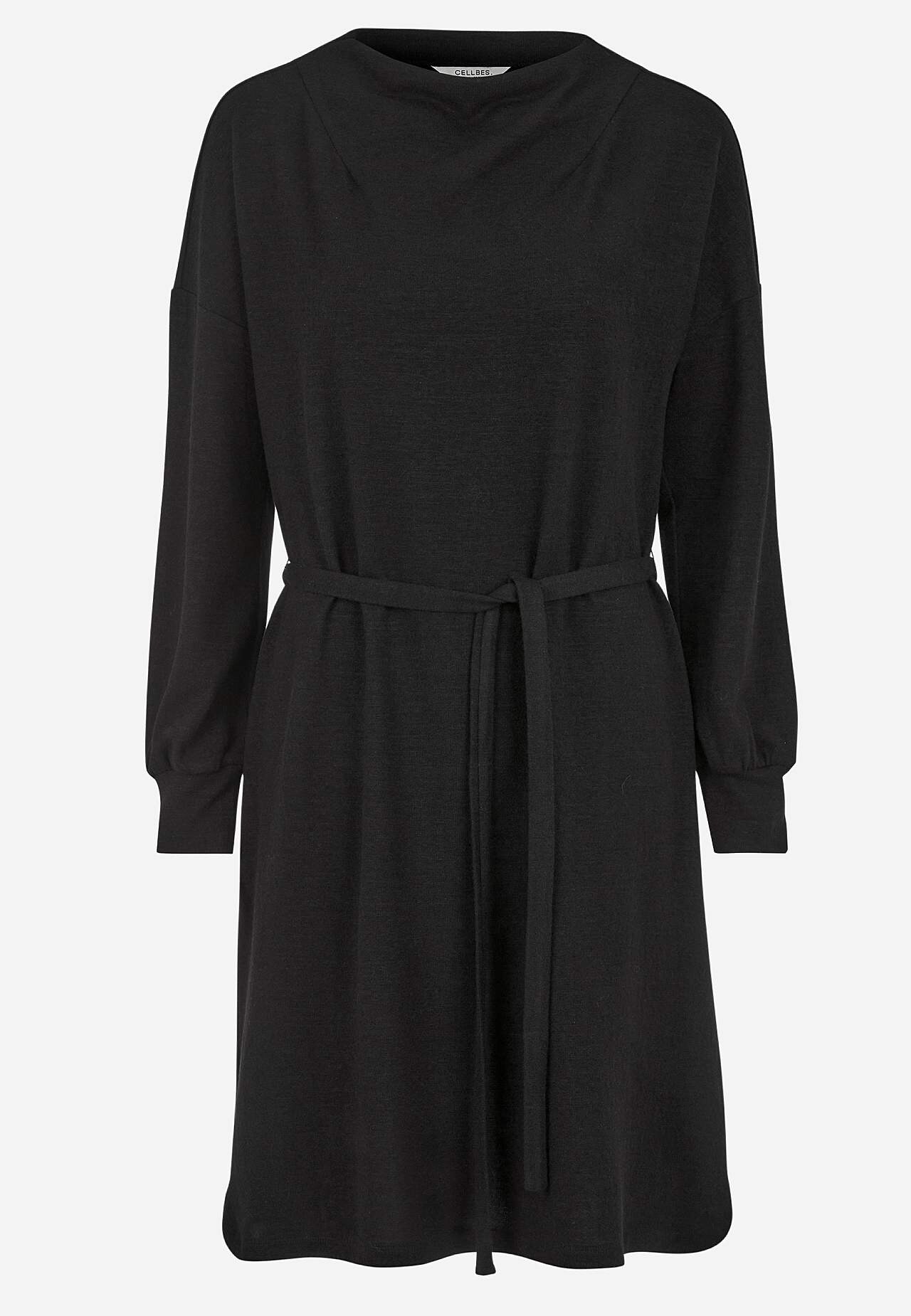 Jerseykleid mit Gürtel zum selberbinden