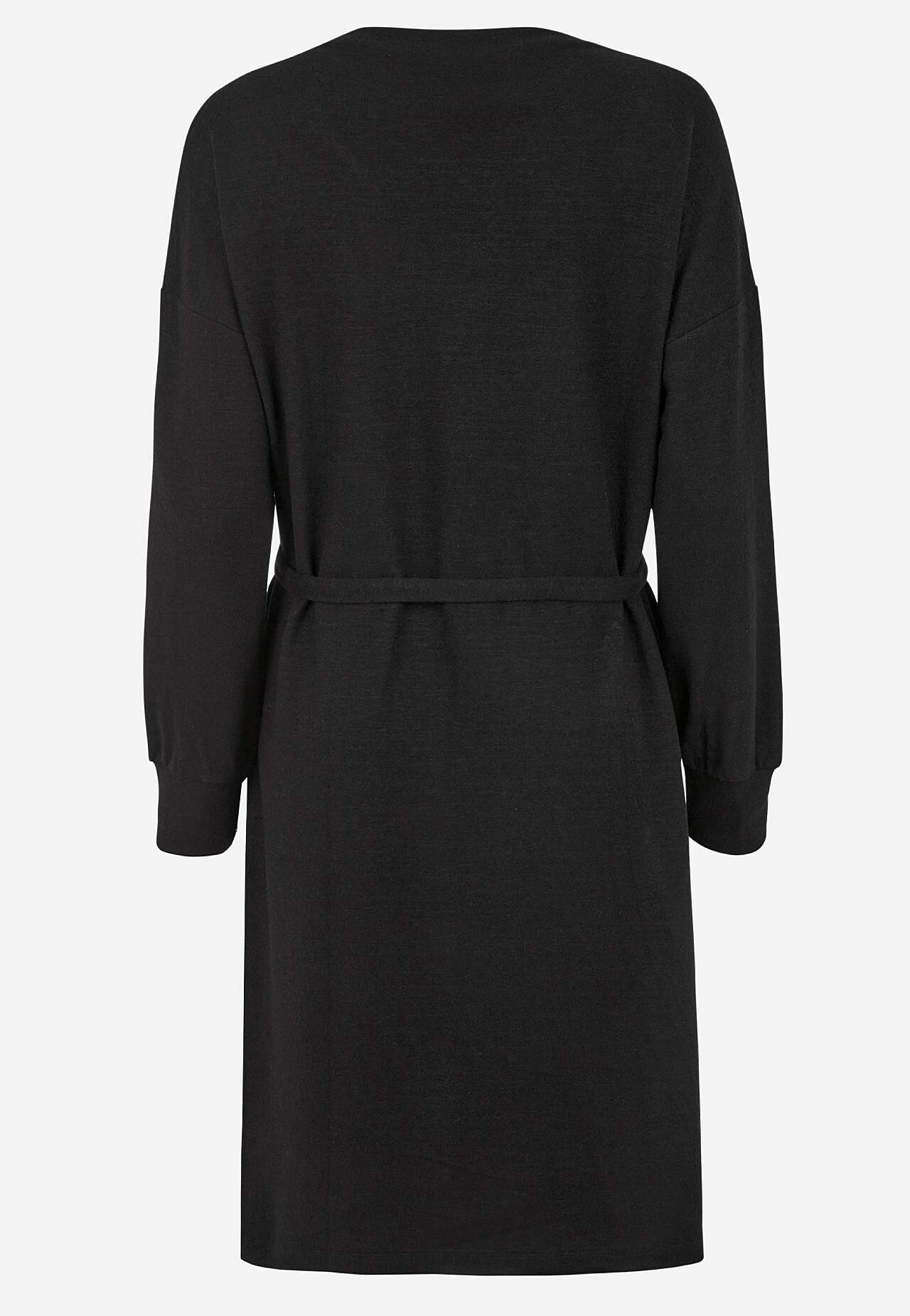 Jerseykleid mit Gürtel zum selberbinden