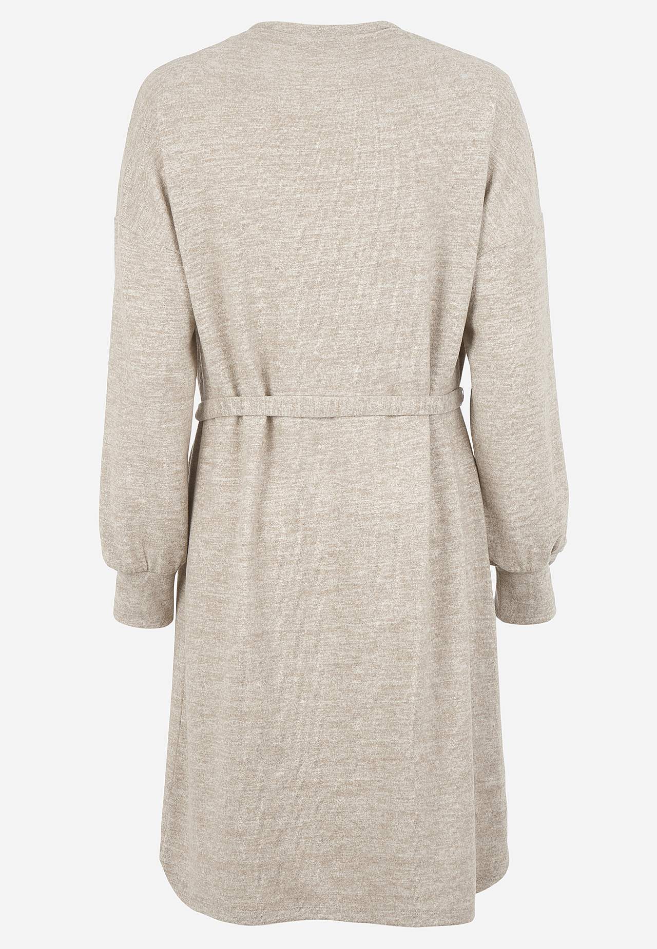 Jerseykleid mit Gürtel zum selberbinden