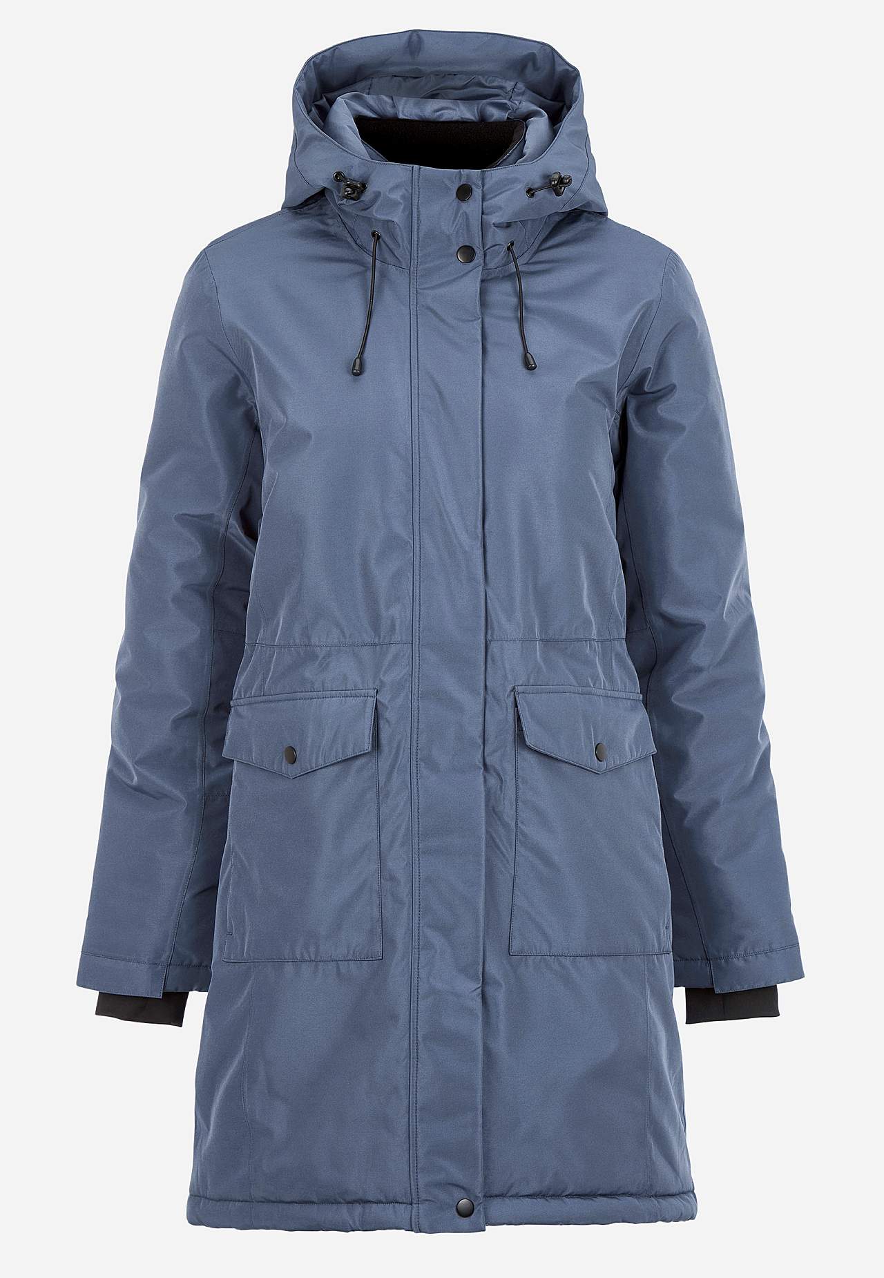 Funktionsjacke mit genähter Kapuze