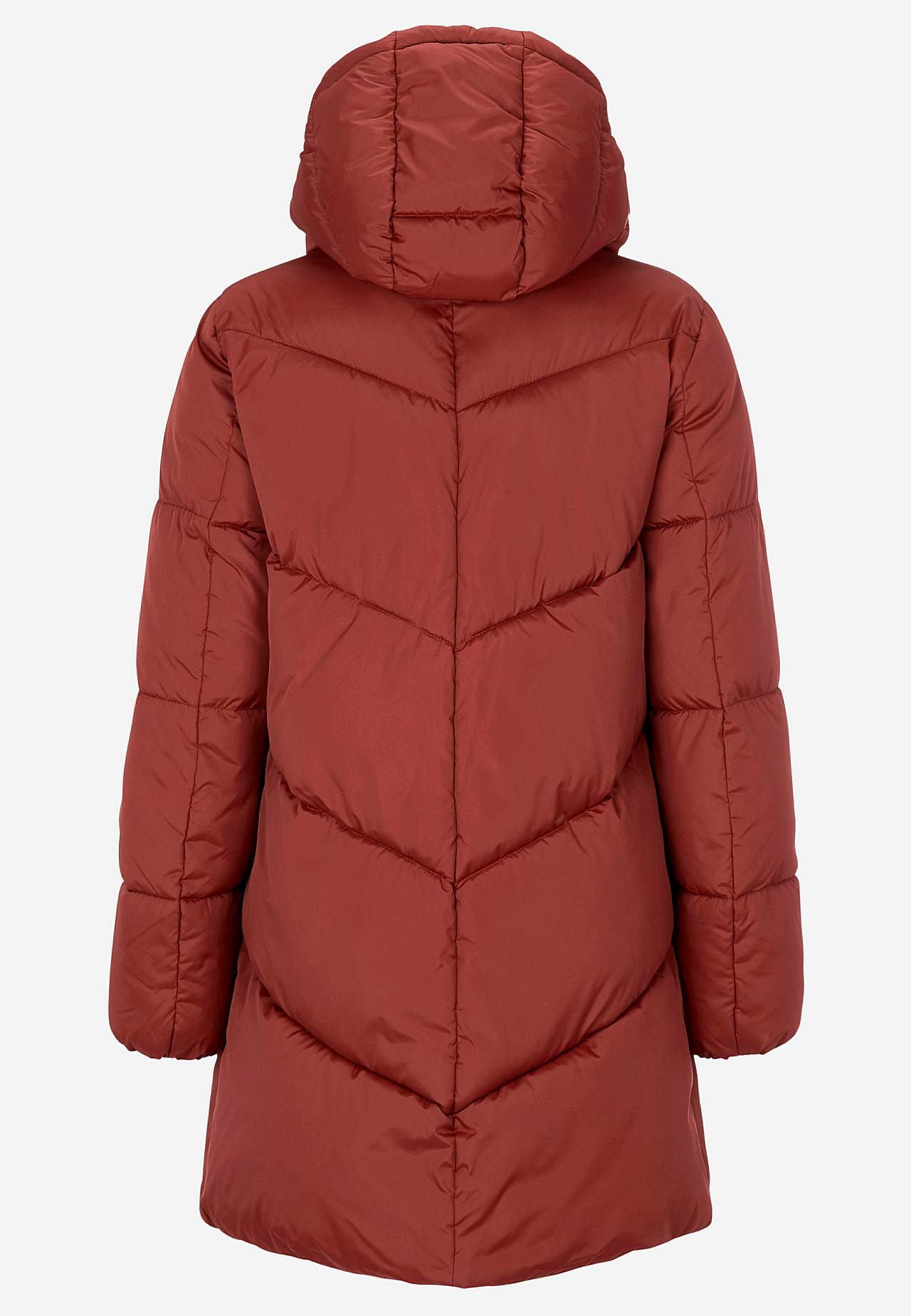 Warme Jacke mit flauschiger Polsterung