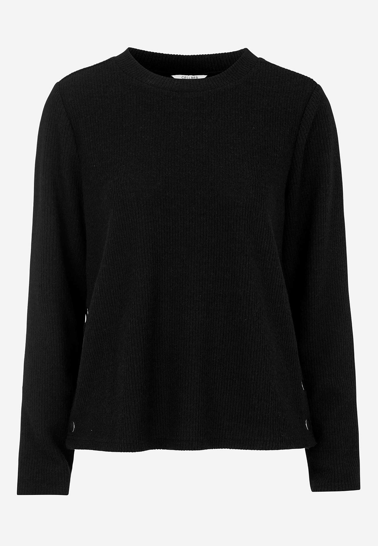 Super weicher Pullover mit Knöpfen