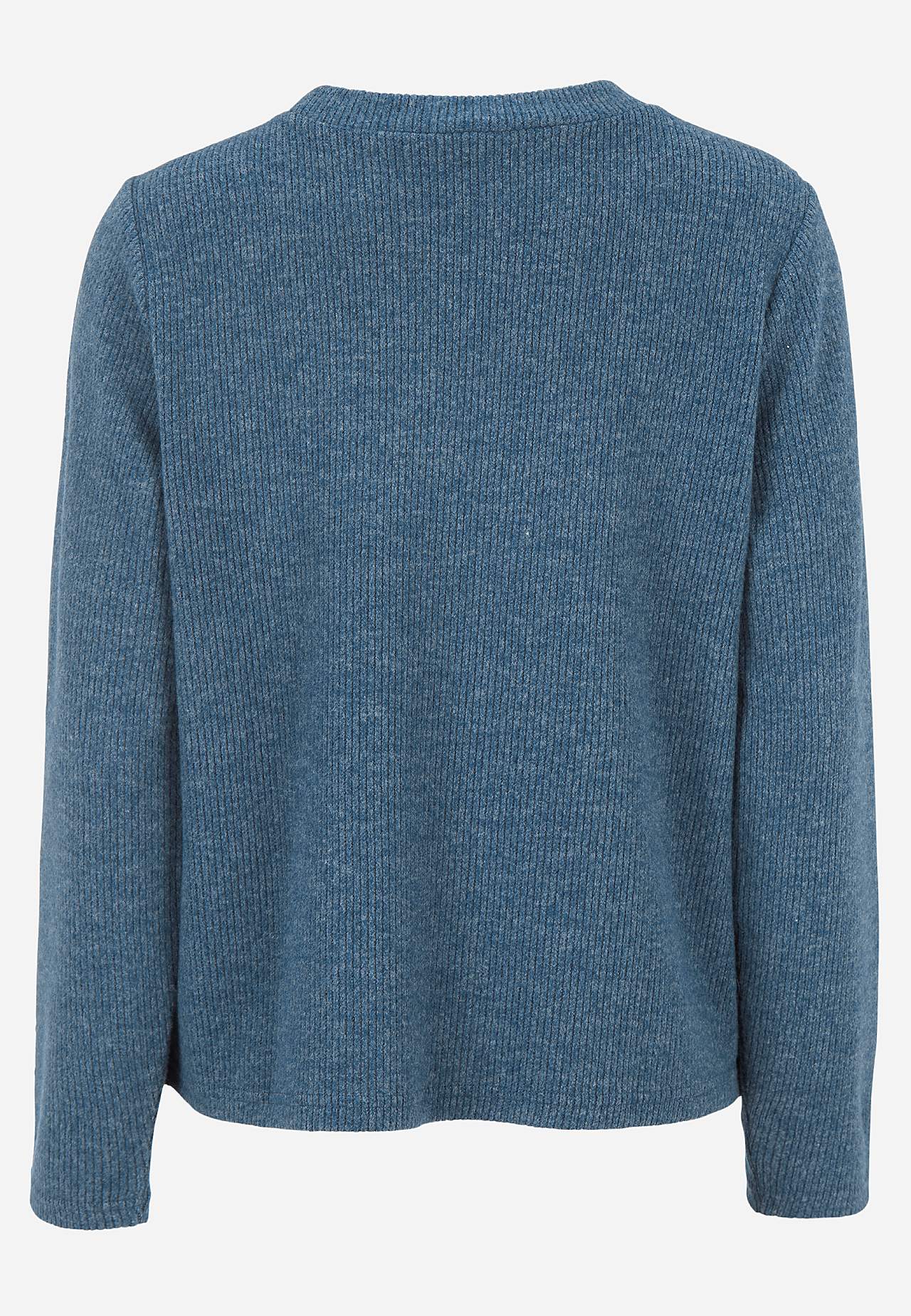 Super weicher Pullover mit Knöpfen