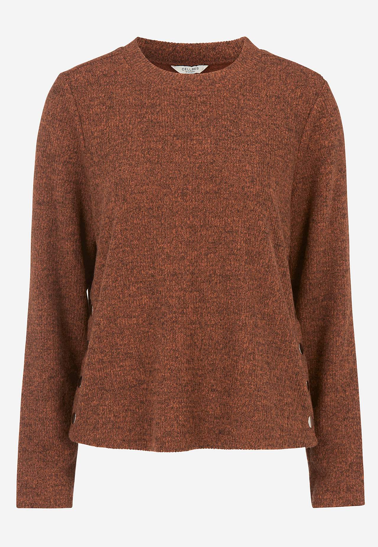 Super weicher Pullover mit Knöpfen