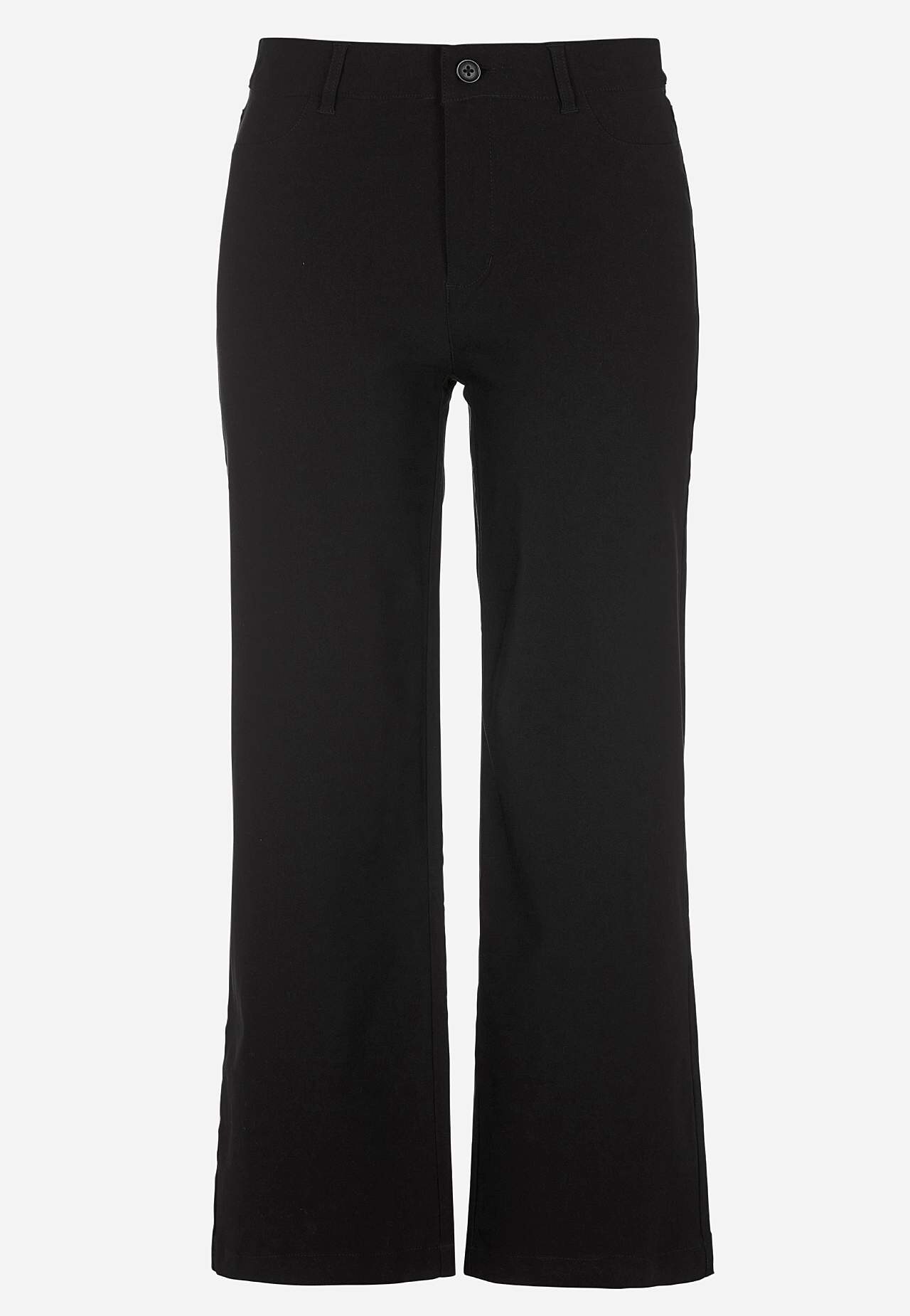 Breite Knöchelhose aus Bengalin