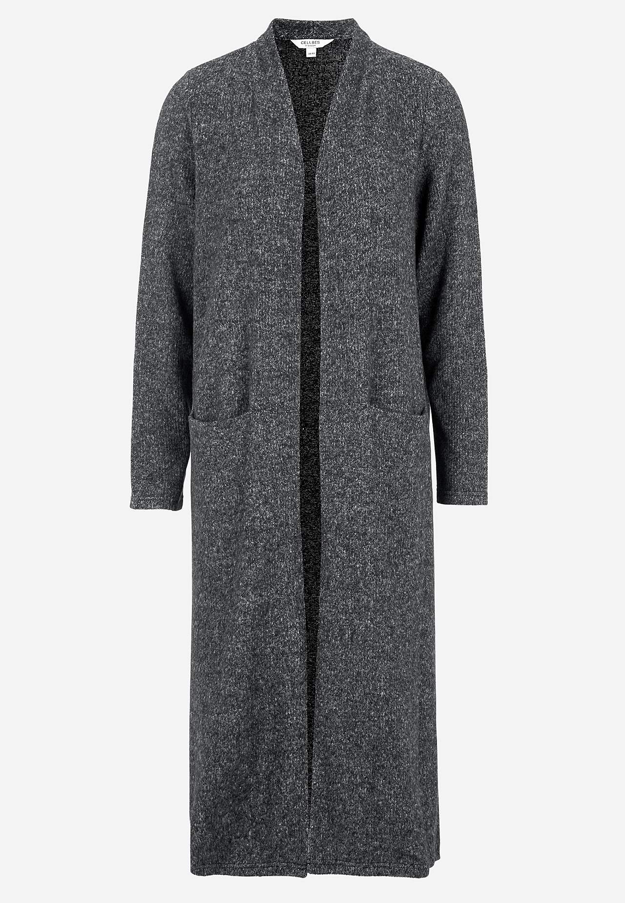 Super weicher, langer Cardigan mit Taschen