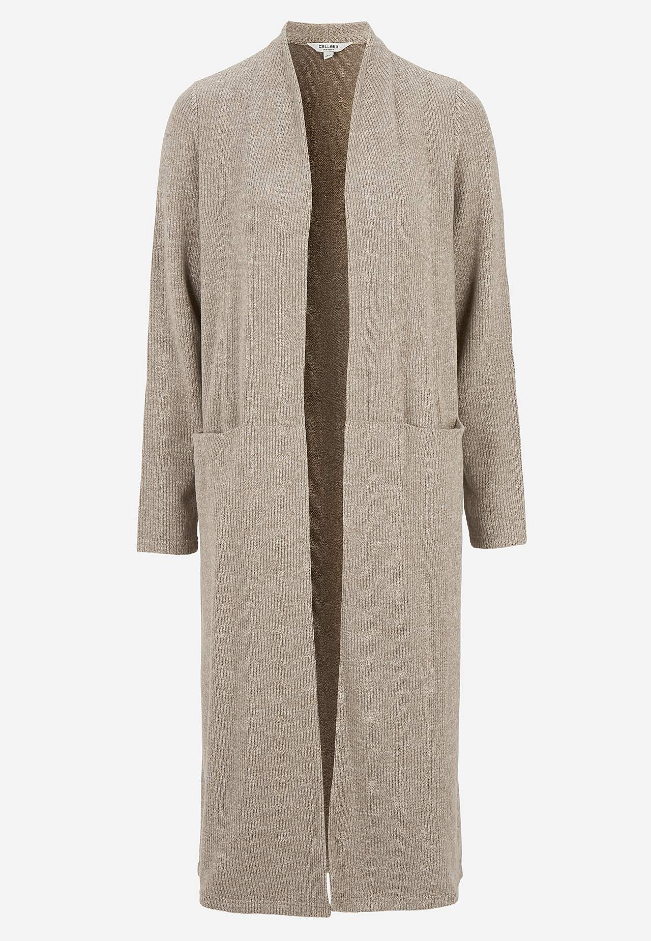 Super weicher, langer Cardigan mit Taschen