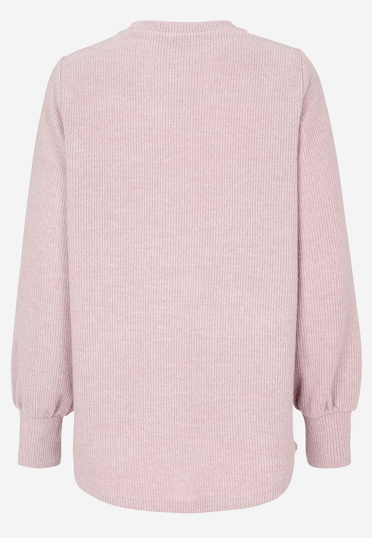 Weicher Jersey-Pullover mit Knöpfen Beata