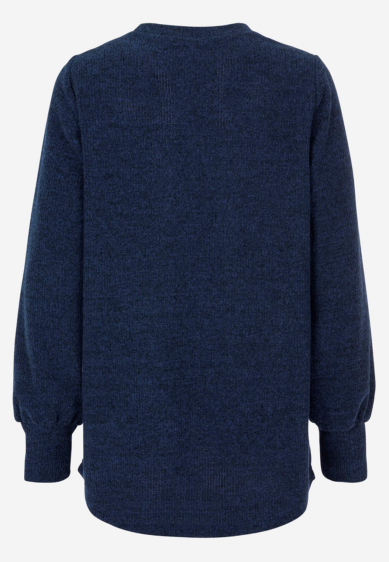 Weicher Jersey-Pullover mit Knöpfen Beata