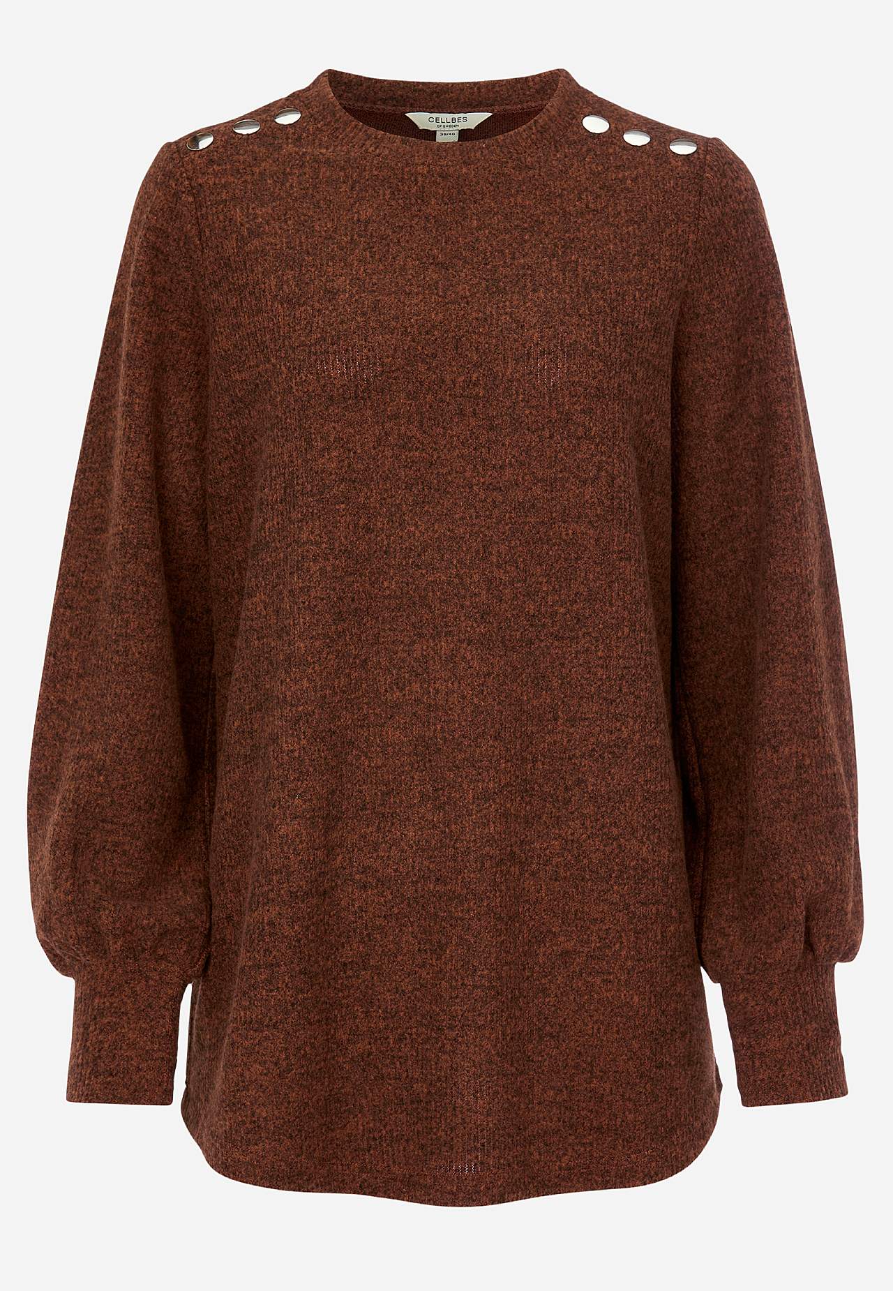 Weicher Jersey-Pullover mit Knöpfen Beata