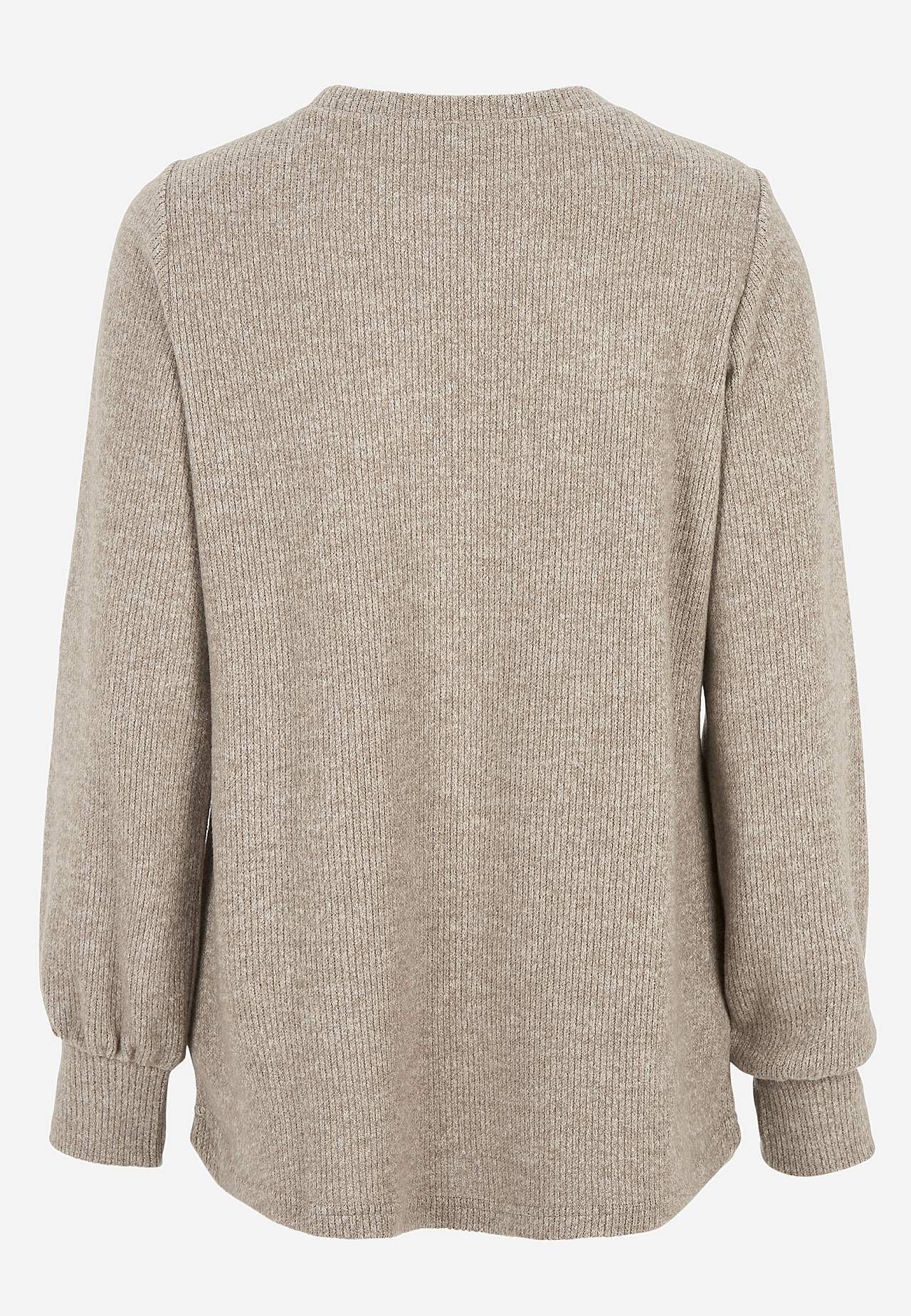 Gestrickter, weicher Pullover