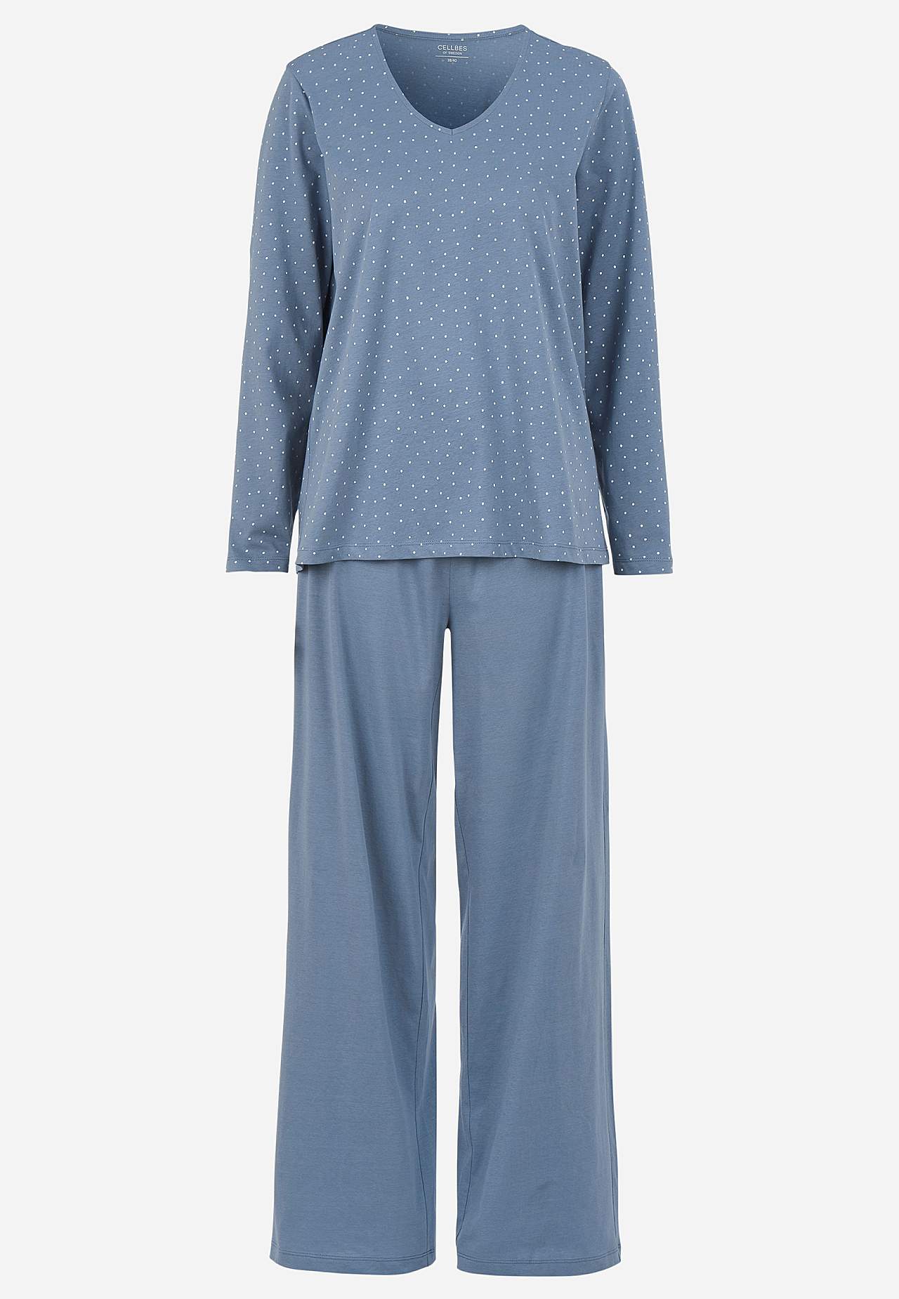 Zweiteiligerer Pyjama mit Punkten