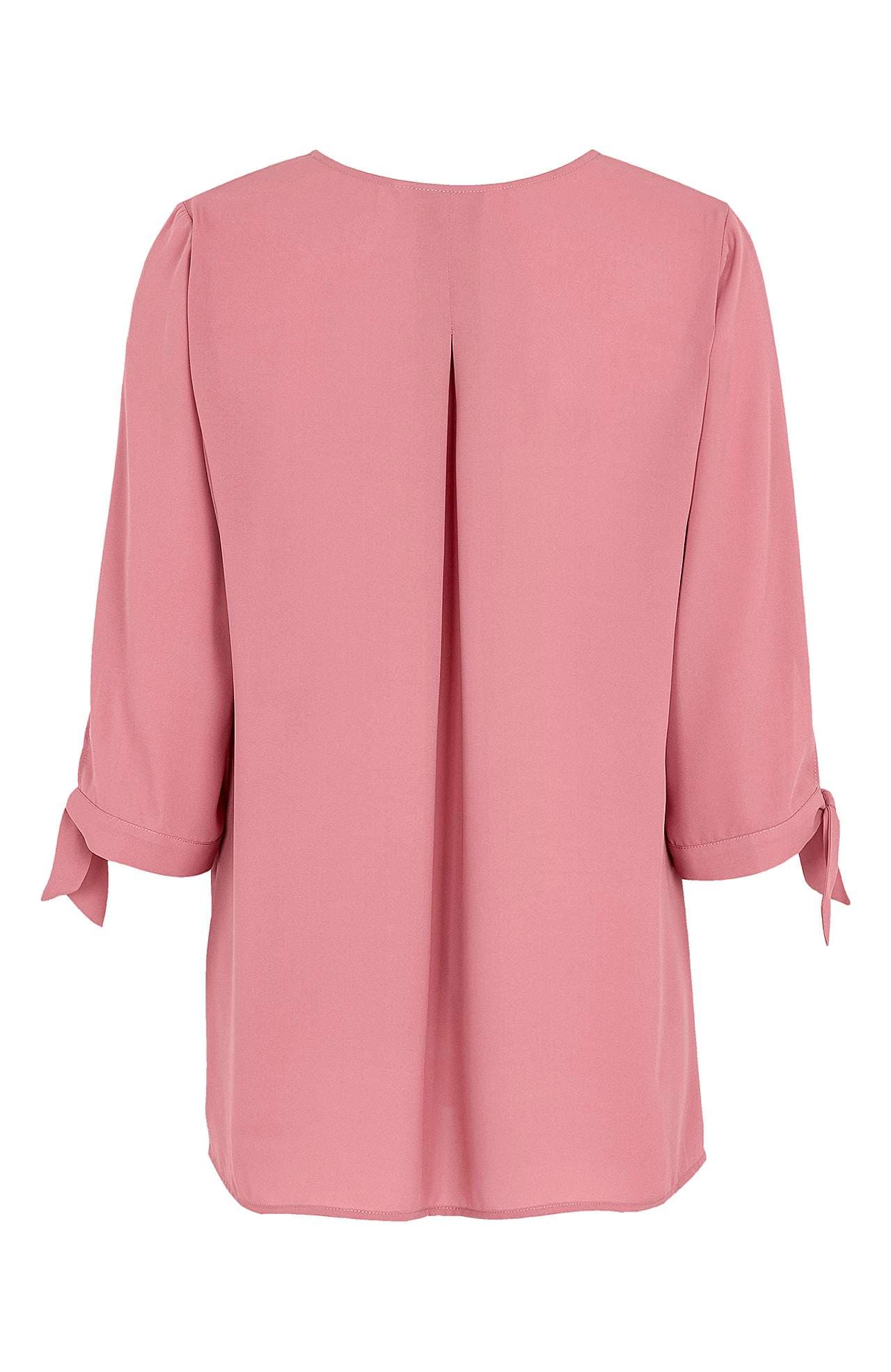 Gewebte Bluse mit 3/4-Ärmeln Alice