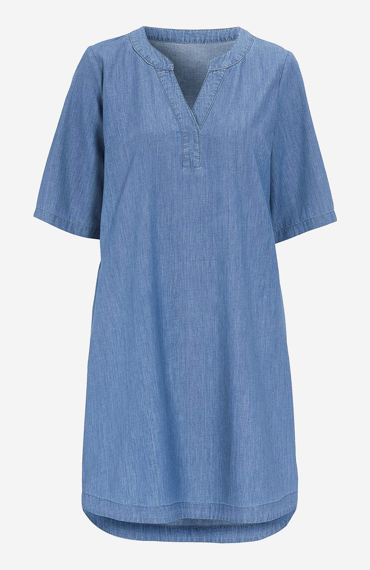 Jeanskleid aus weich gewaschenem Denim