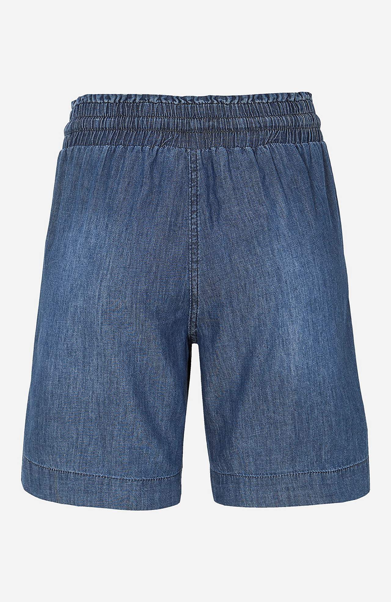Shorts aus gewaschenem Denim Jade