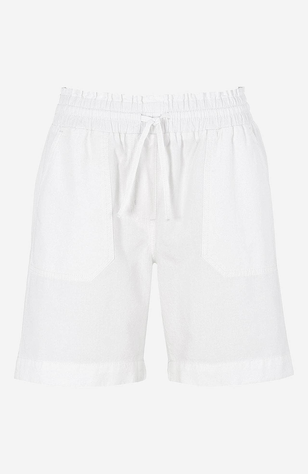 Shorts aus gewaschener Baumwolle Jade