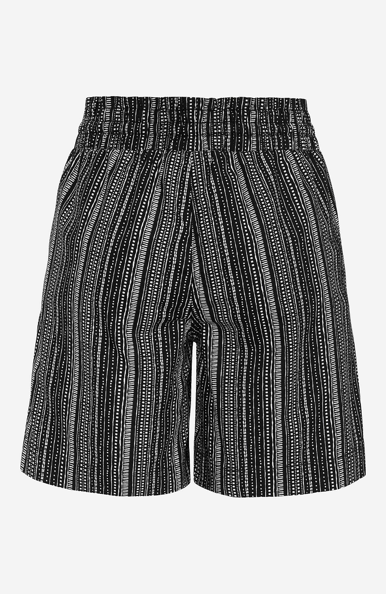 Shorts aus gewaschener Baumwolle Jade