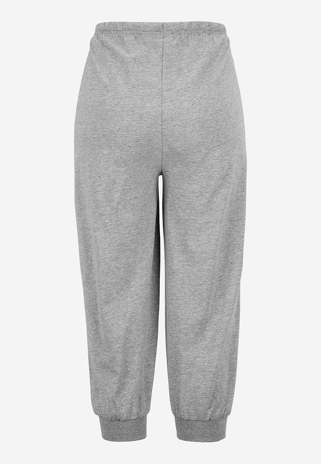 Caprihose aus Jersey mit Manschette
