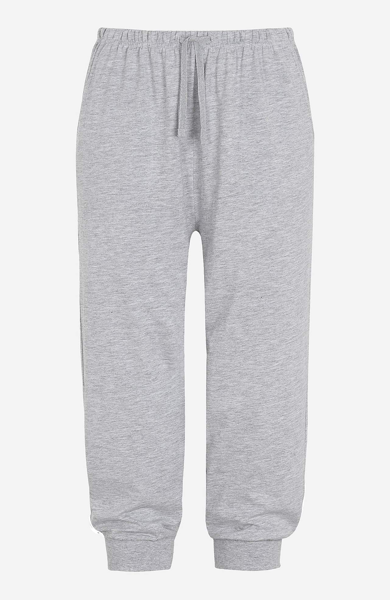 Caprihose aus Jersey mit Manschette